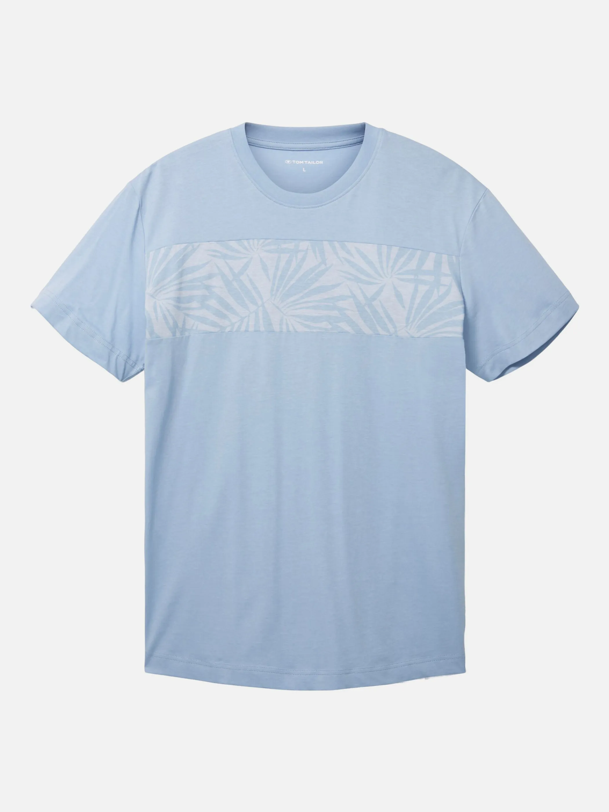 Tom Tailor 1036436 cutline printed t-shirt Blau 880586 26320 1 Tom Tailor 1036436 cutline printed t-shirt Blau 880586 26320 1