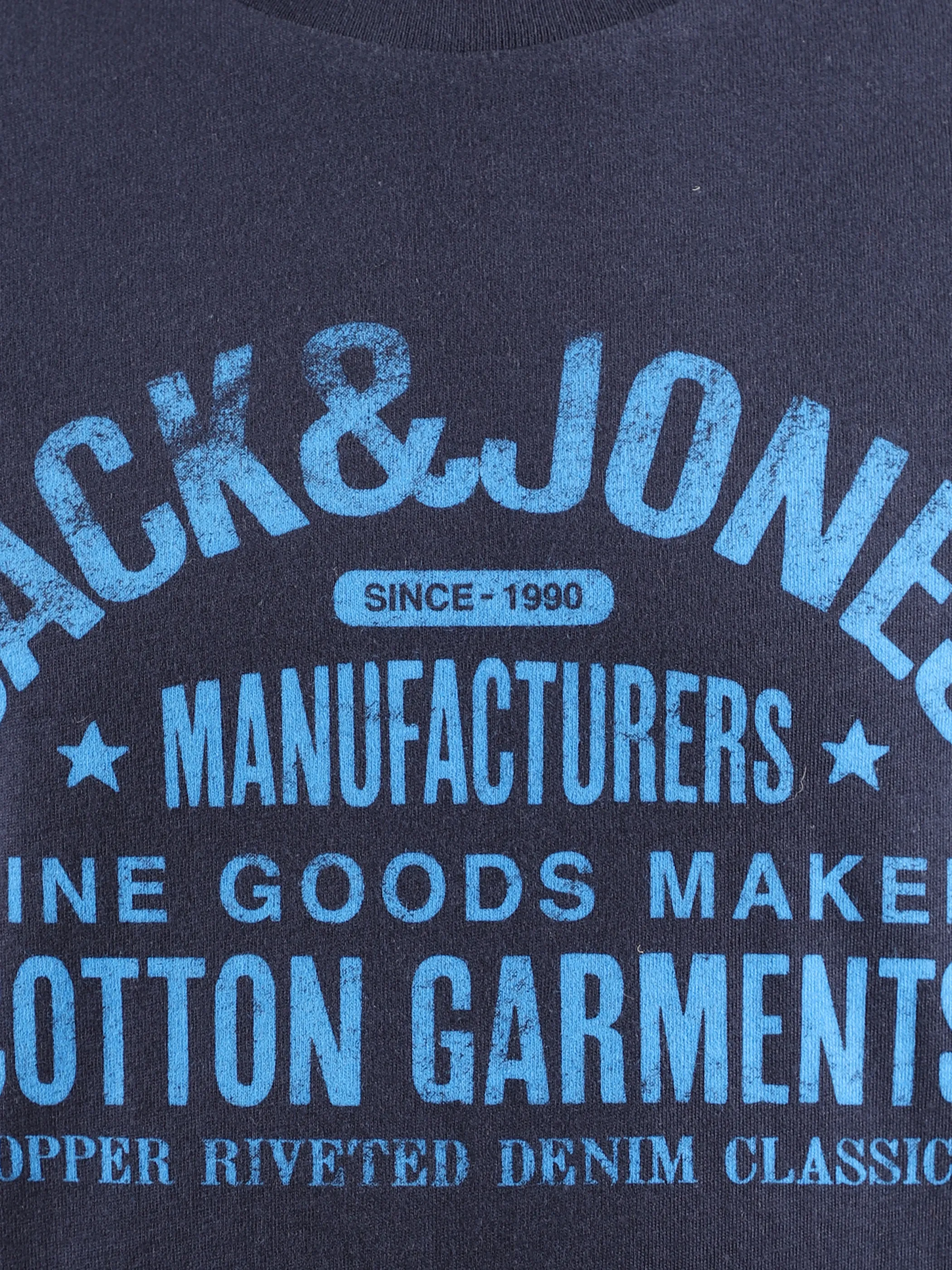 Jack&Jones Junior 12212308 JJEJEANS TEE SS O-NEC Blau 872352 175876 3 Jack&Jones Junior 12212308 JJEJEANS TEE SS O-NEC Blau 872352 175876 3