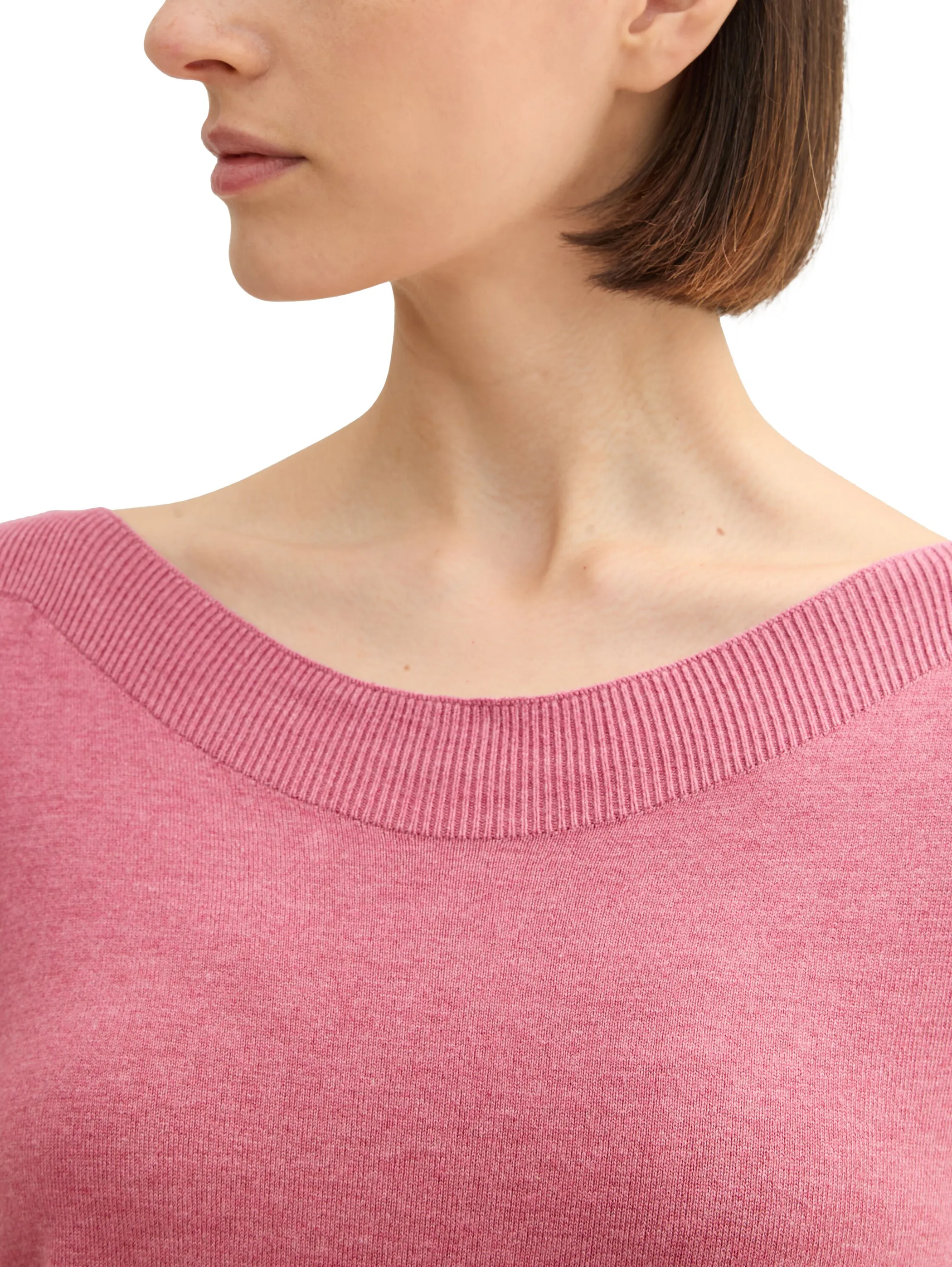 Tom Tailor 1044106 knit boatneck pullover Rosa 903042 22829 4