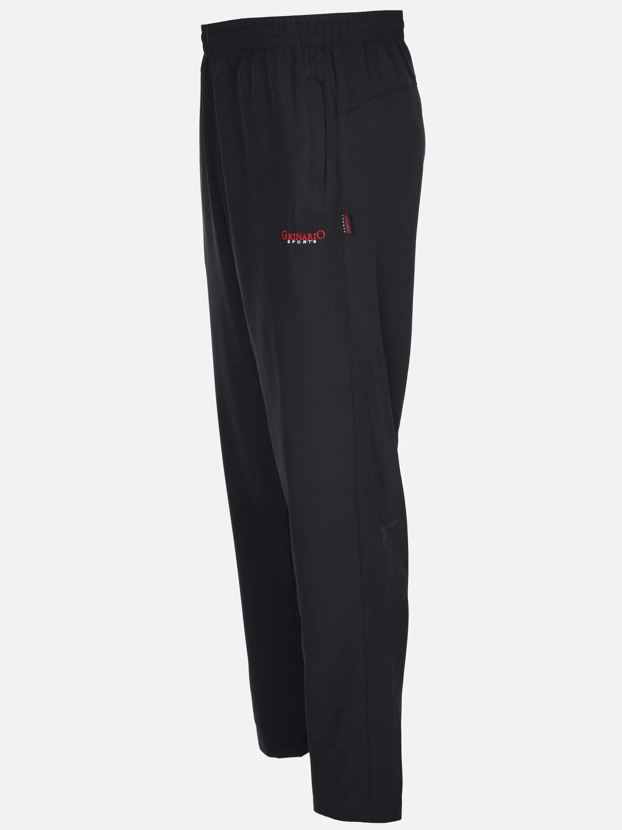 Grinario Sports Herren Sport Microfaser Hose Schwarz 888373 SCHWARZ 3 Grinario Sports Herren Sport Microfaser Hose Schwarz 888373 SCHWARZ 3