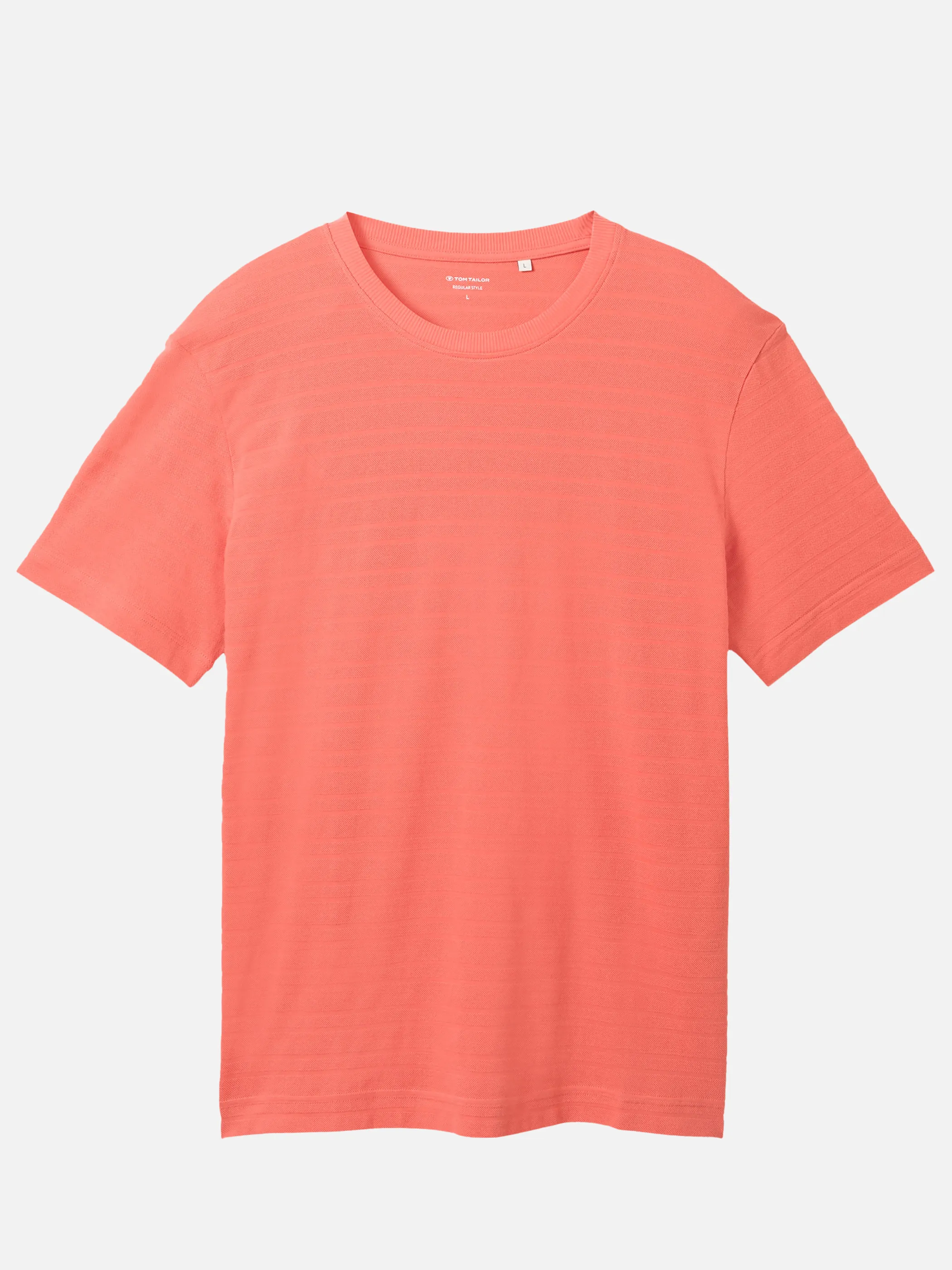 Tom Tailor 1042131 structured t-shirt Pink 895628 26202 1