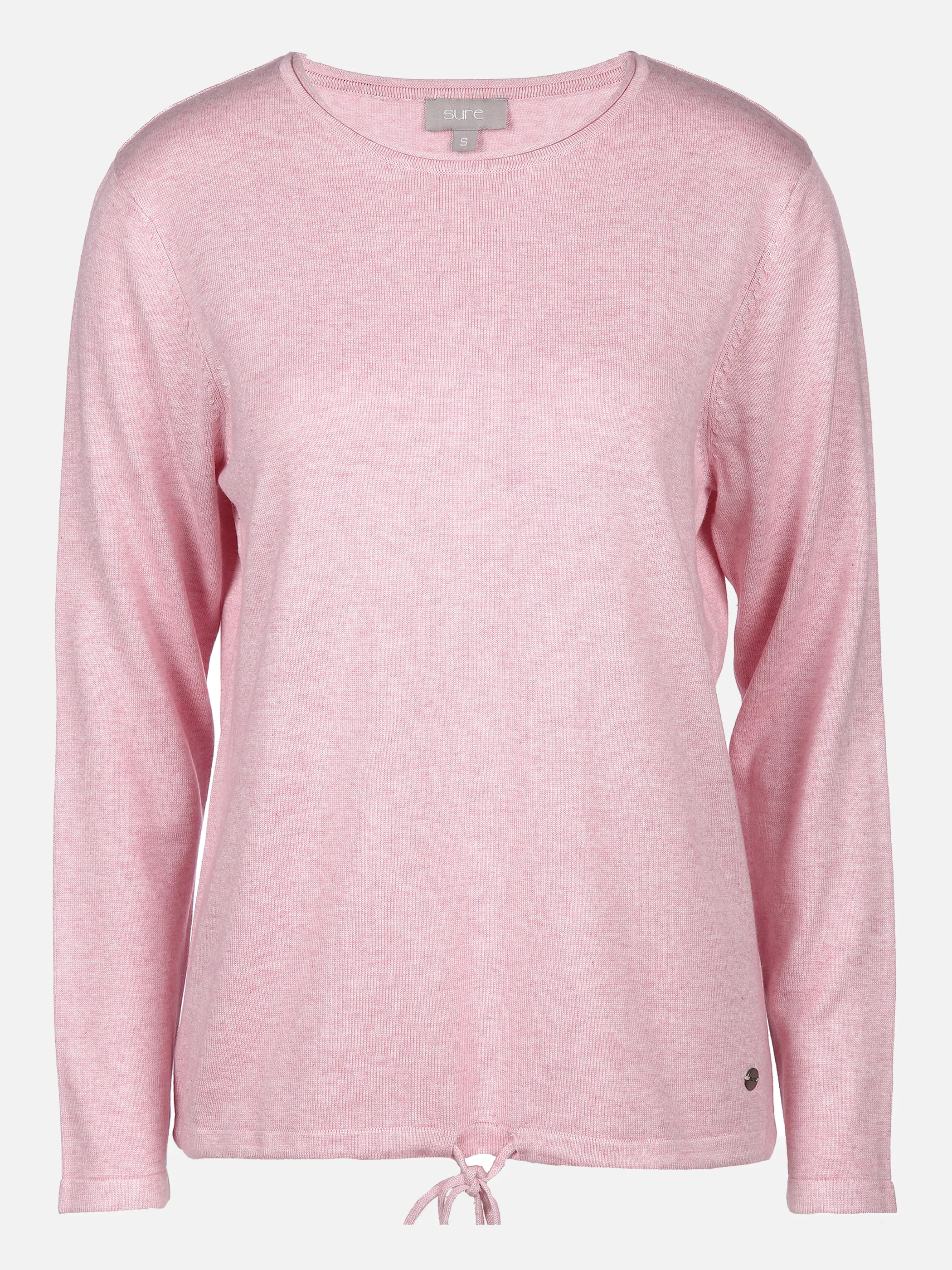 Sure Da-Pullover Basic m. Tunnelzug Rosa 848954 ROSE MEL. 1