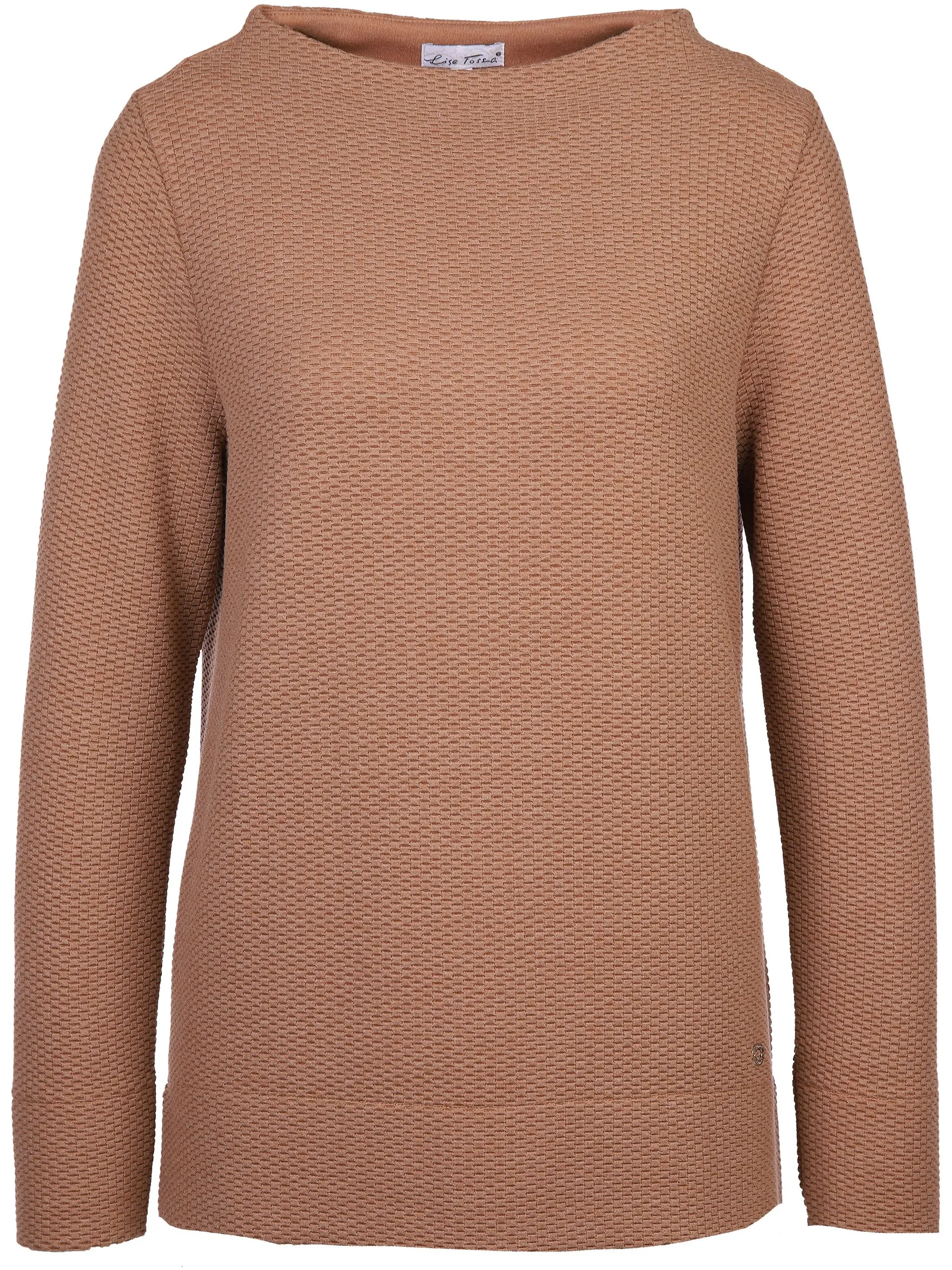 Lisa Tossa Da-Jacquard-Shirt m.Stehkrage Braun 867245 CARAMEL ME 1 Lisa Tossa Da-Jacquard-Shirt m.Stehkrage Braun 867245 CARAMEL ME 1