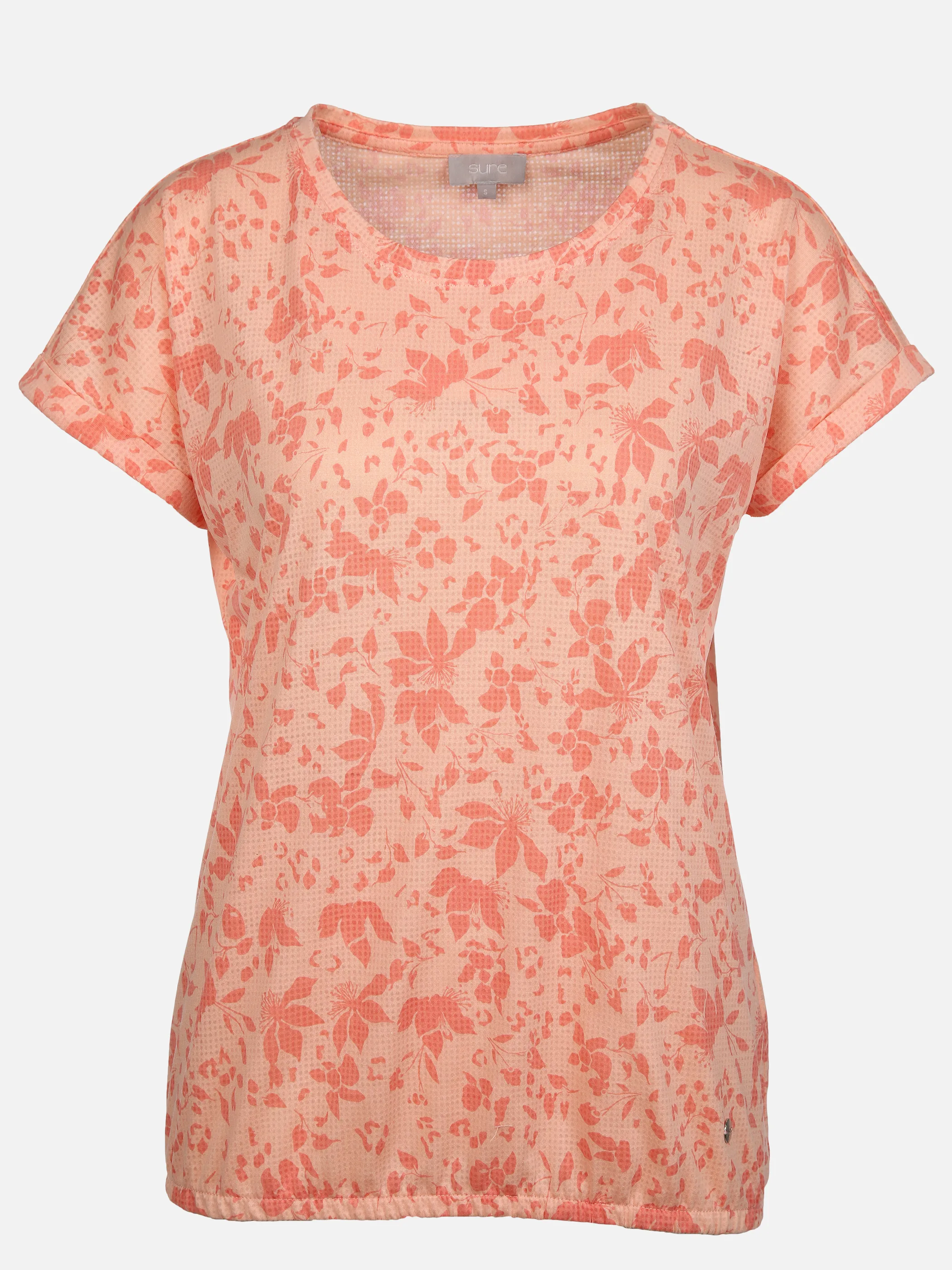 Sure Da-T-Shirt m. Druck Orange 889929 PAPAYA 1