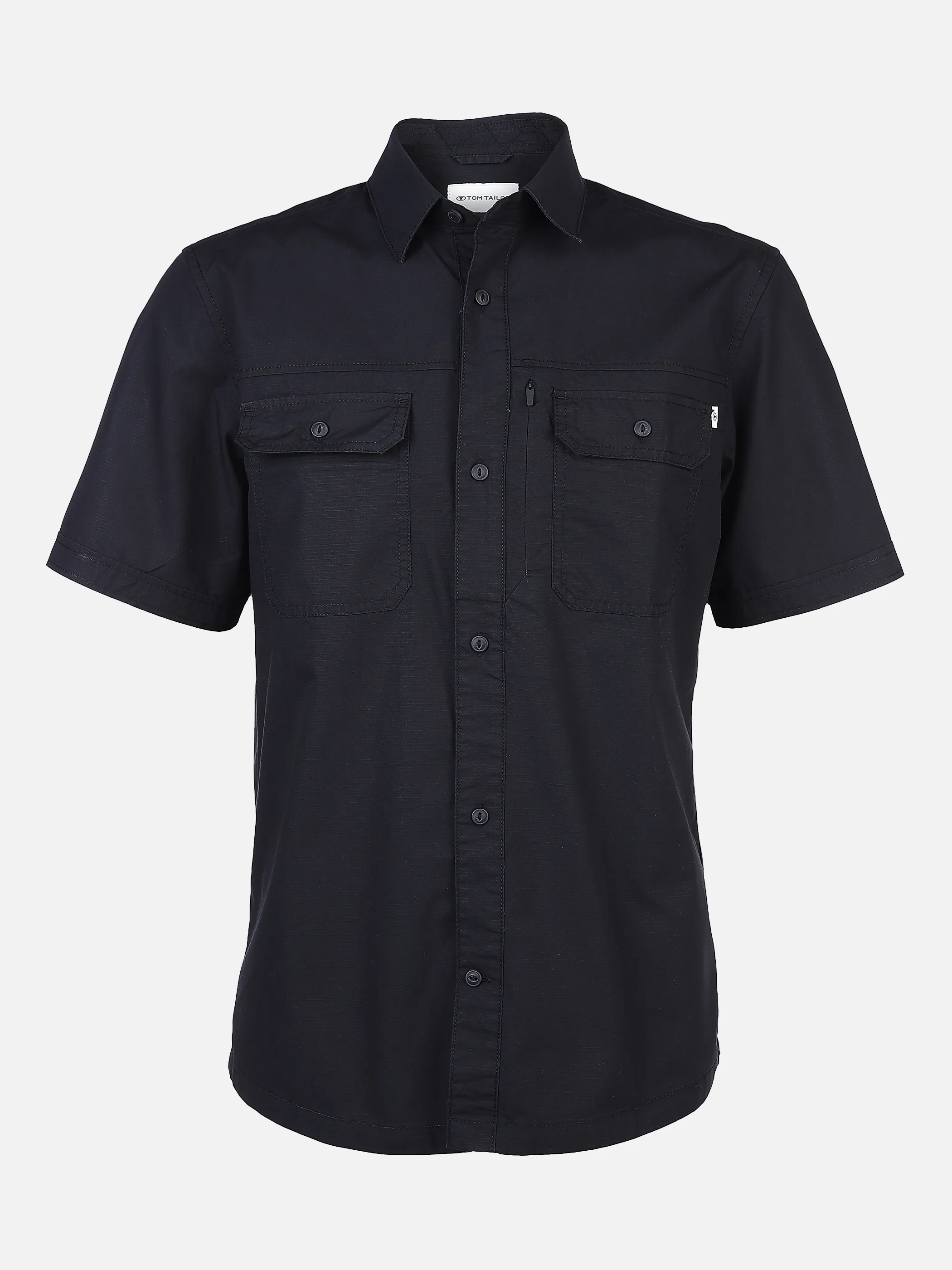 Tom Tailor 1031048 regular cargo shirt Schwarz 865769 29999 1