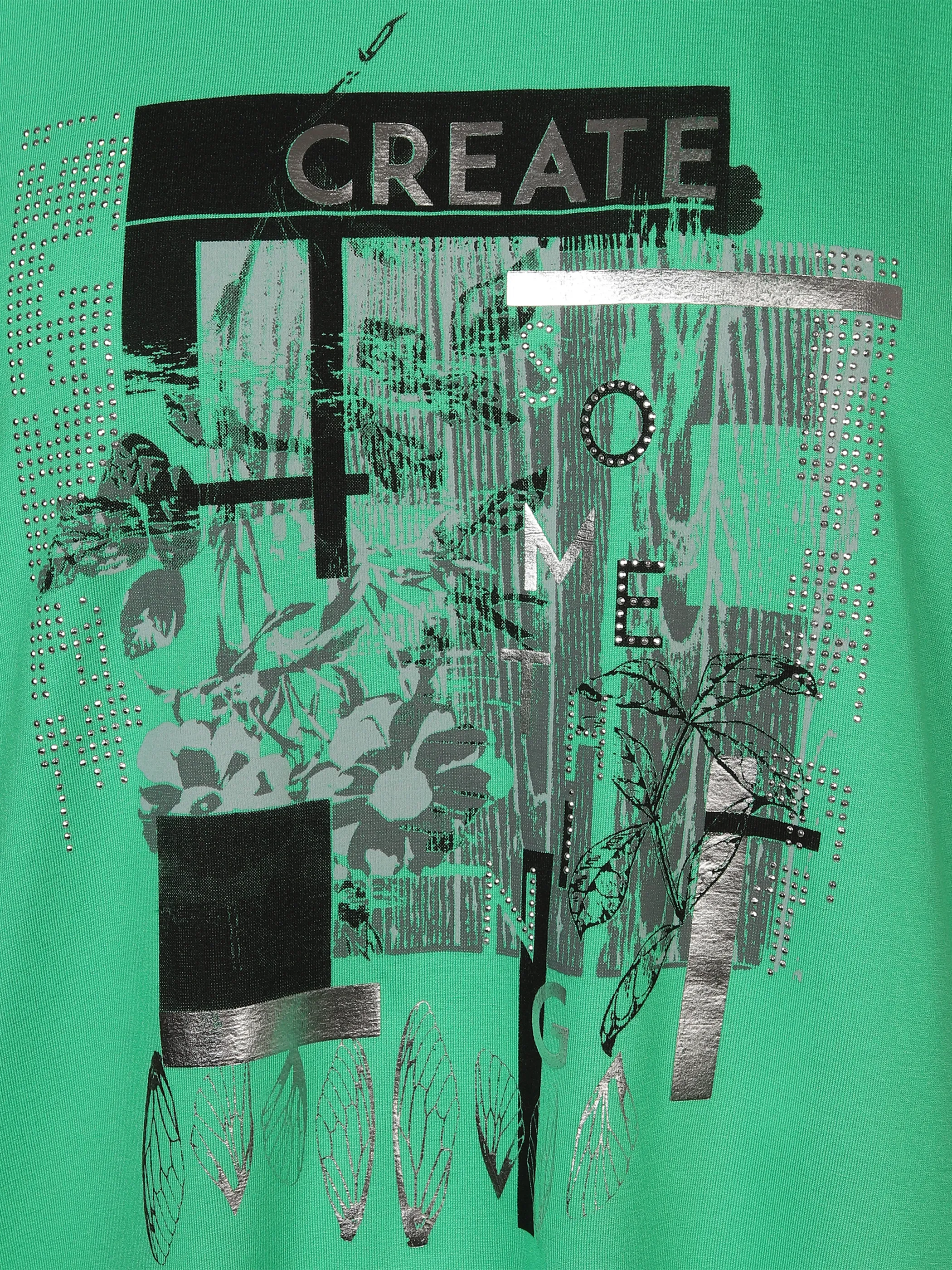 Sonja Blank Da-gr.Gr.T-Shirt m.Frontprint Grün 877934 APFELGRÜN 3 Sonja Blank Da-gr.Gr.T-Shirt m.Frontprint Grün 877934 APFELGRÜN 3