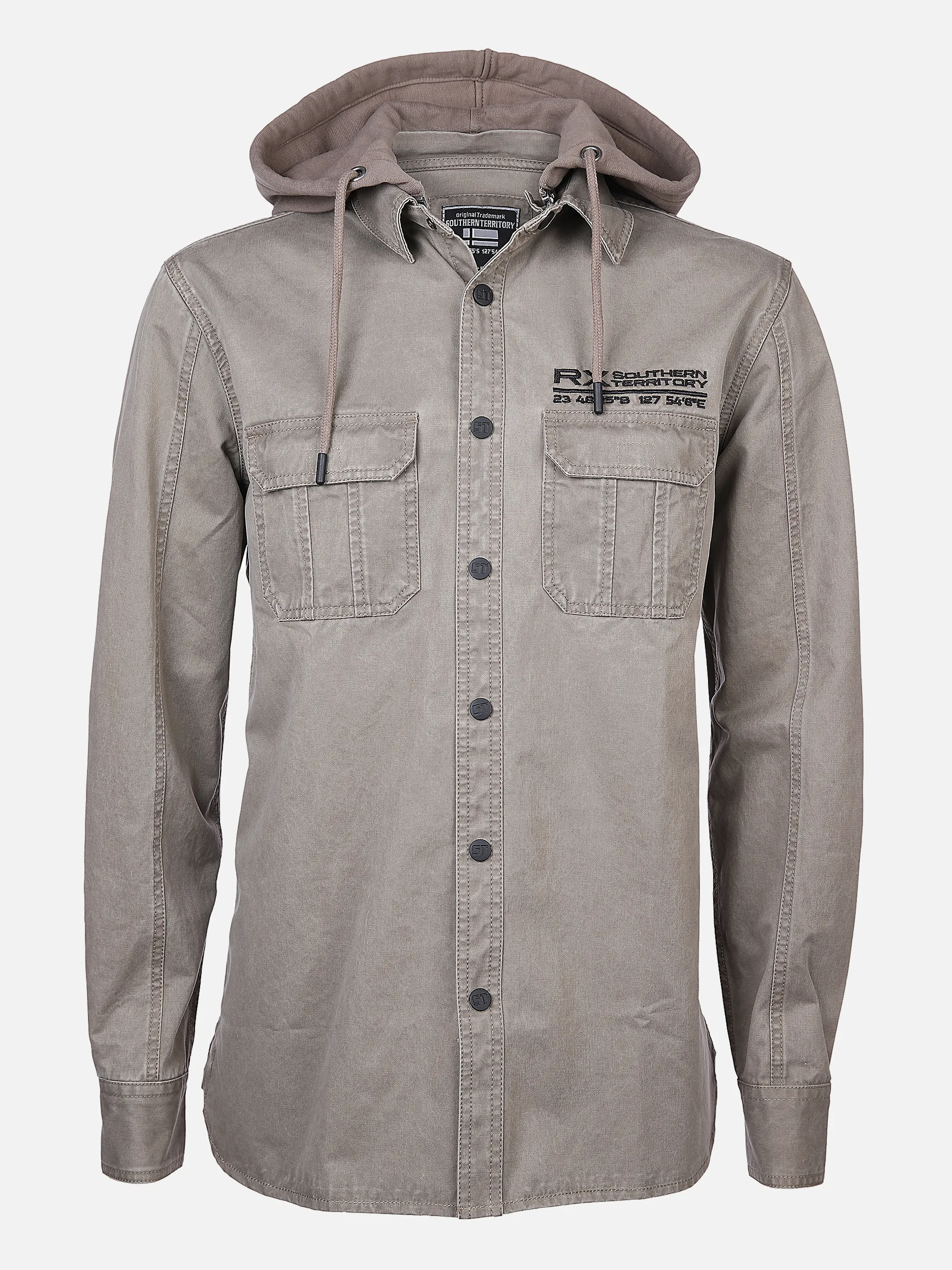 Southern Territory He. Overshirt 1/1 Arm washer Braun 862091 CAMEL 1 Southern Territory He. Overshirt 1/1 Arm washer Braun 862091 CAMEL 1