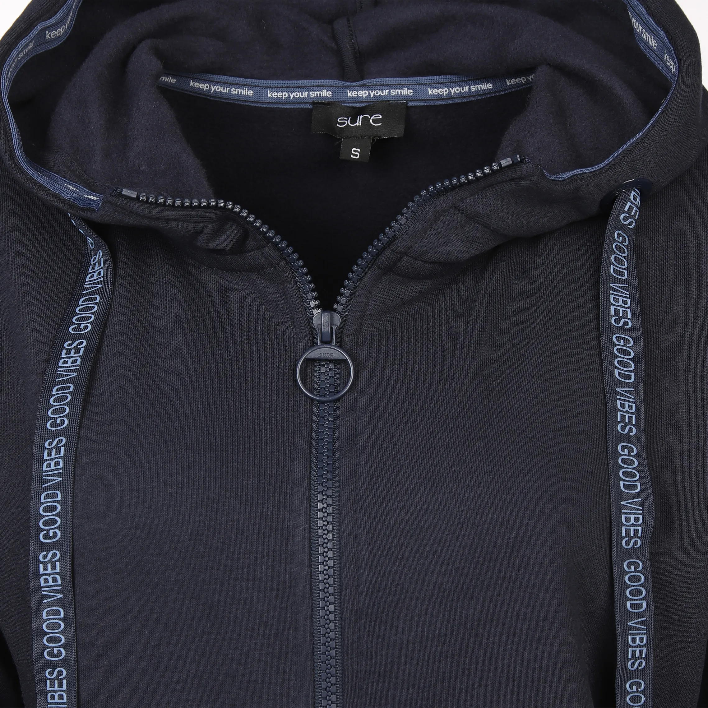 Sure Da-Sweat-Cardigan m. Kapuze Marine 882066 NAVY 3