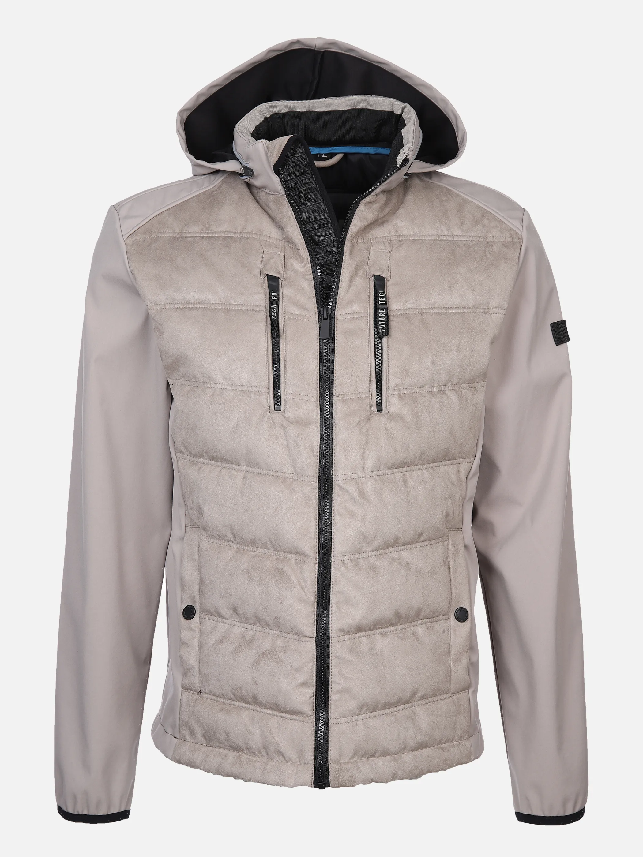Jim Spencer He. Steppblouson Hybrid Grau 872274 STONE 1 Jim Spencer He. Steppblouson Hybrid Grau 872274 STONE 1