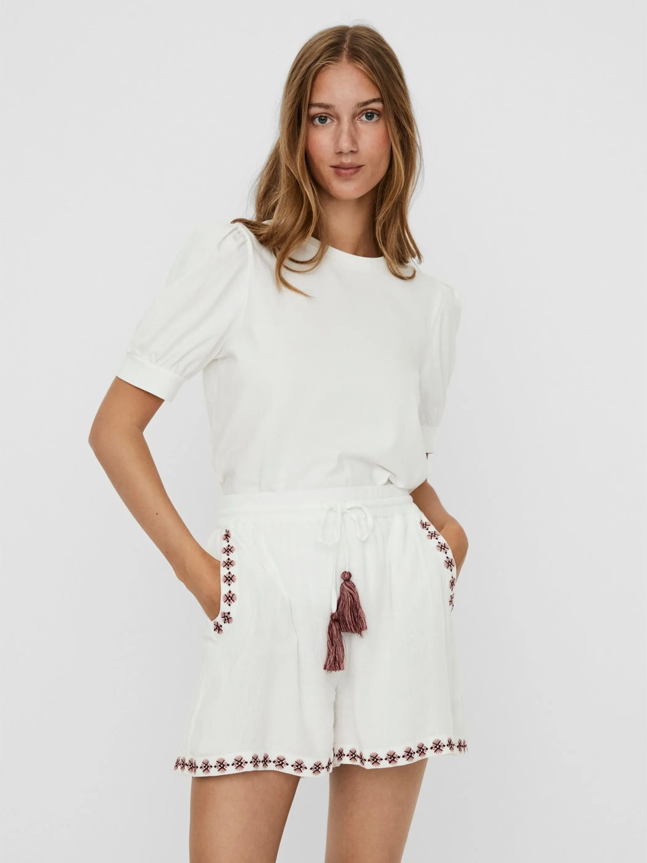 Vero Moda 10243967 VMKERRY 2/4 O-NECK TO Weiß 846458 175598 2 Vero Moda 10243967 VMKERRY 2/4 O-NECK TO Weiß 846458 175598 2