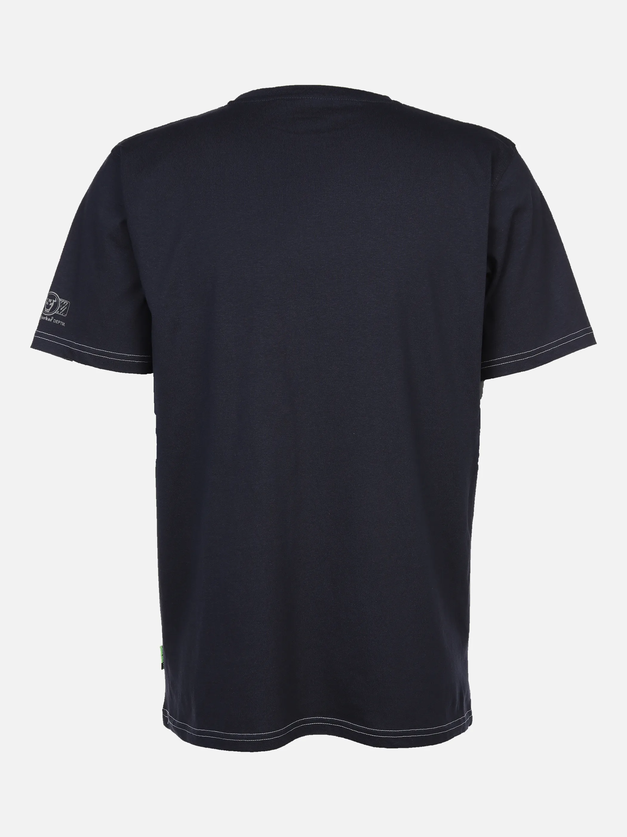 Worker He. T-Shirt 1/2 Arm Sprüche Marine 872418 NAVY 2 2