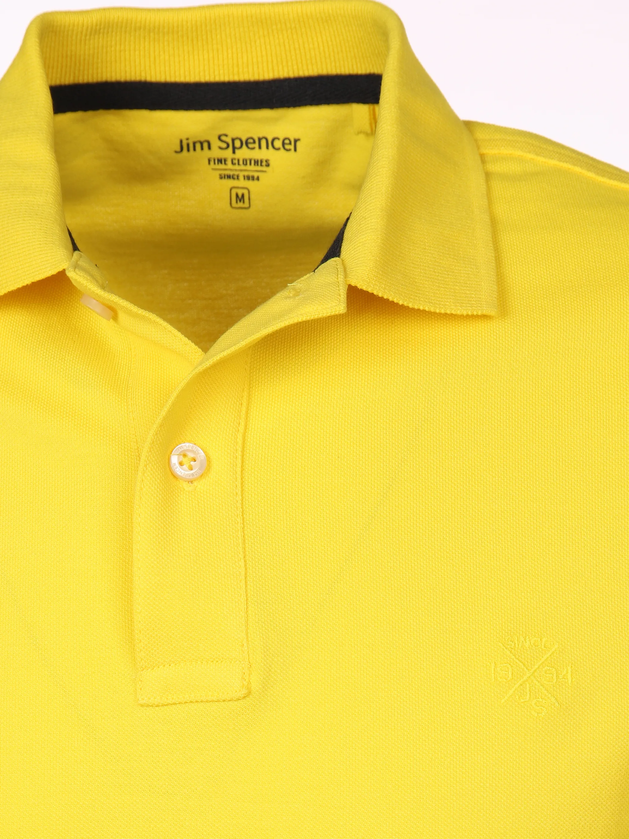 Jim Spencer He. Poloshirt 1/2 Arm uni basic Gelb 852325 YELLOW 3