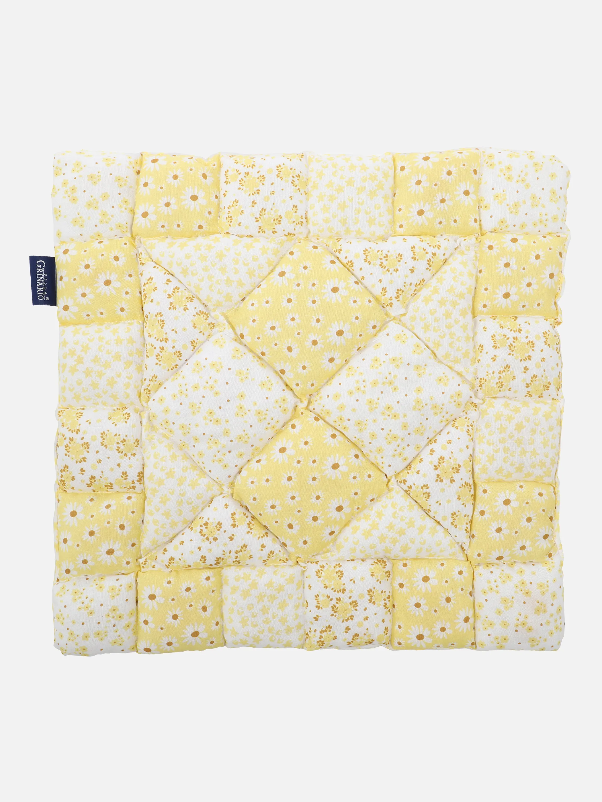 Villa Grinario Stuhlkissen Patchwork 40x40 Gelb 865275 YELLOW 1