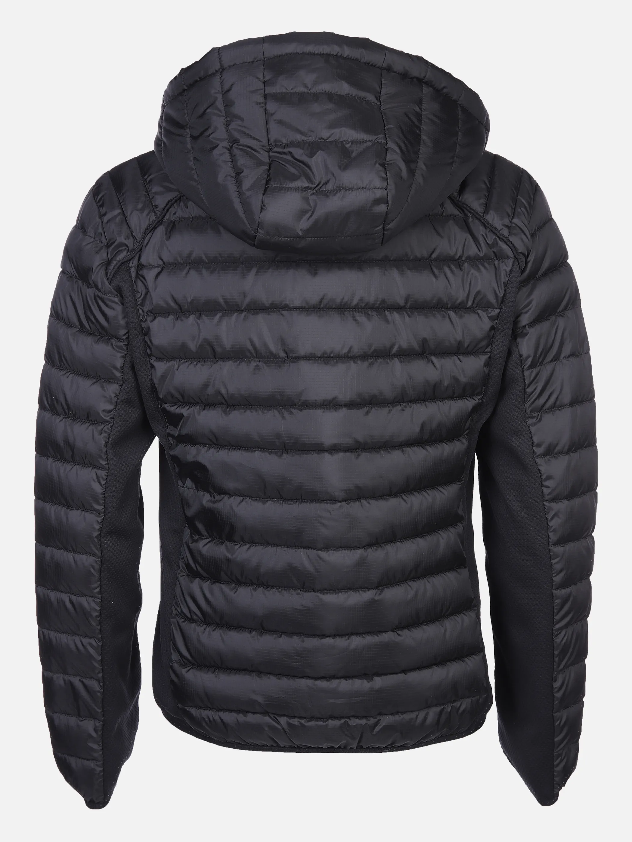 Jim Spencer He. Steppjacke Hybrid Kapuze Schwarz 865092 BLACK 2