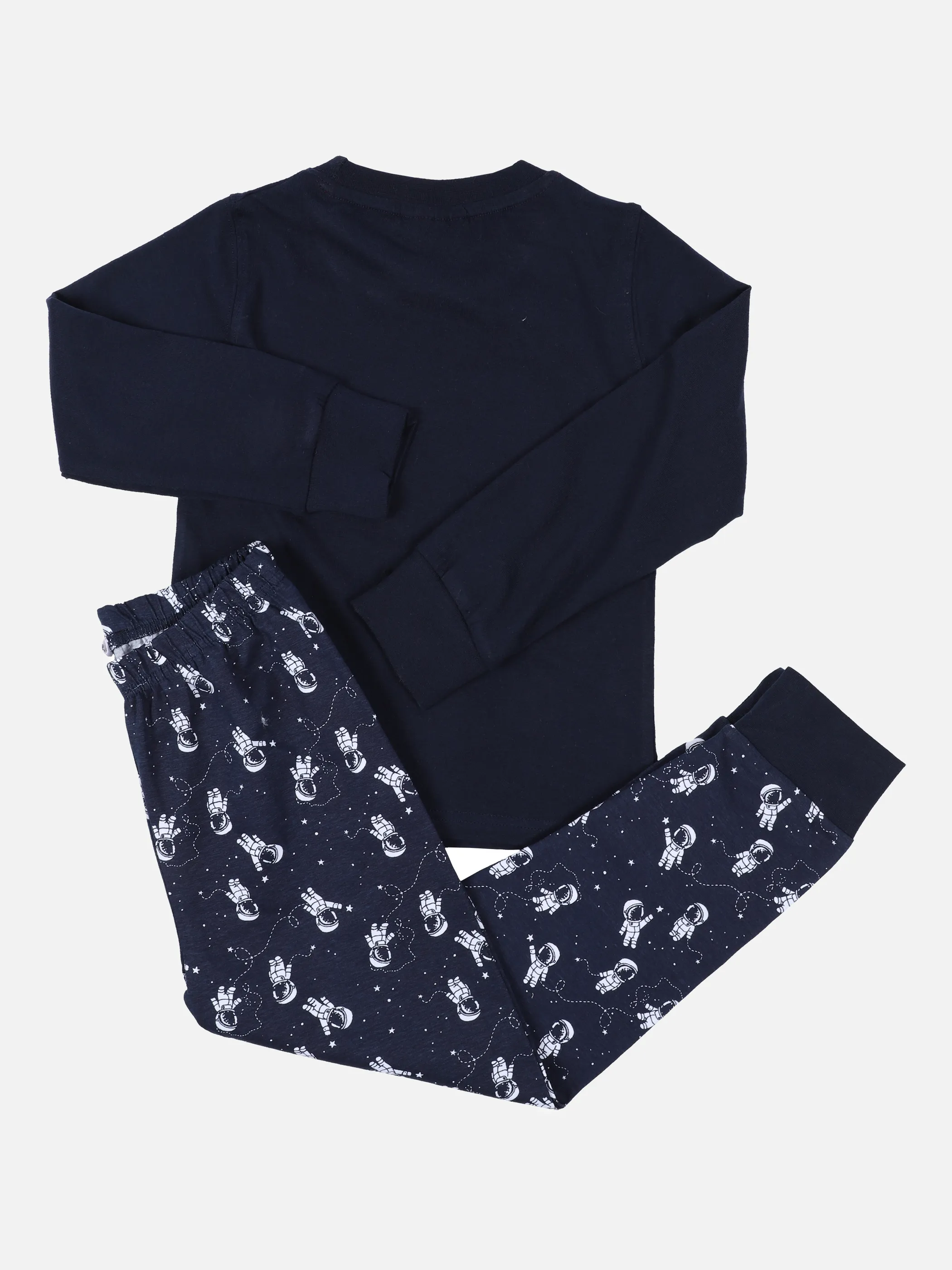 Stop + Go Kn. Pyjama lang Set mit Blau 857951 NAVY 2 Stop + Go Kn. Pyjama lang Set mit Blau 857951 NAVY 2