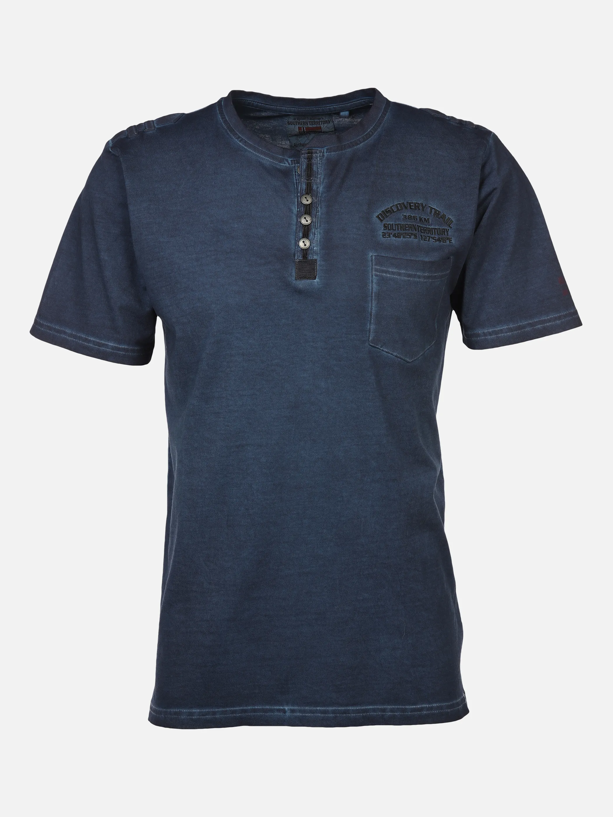 Southern Territory He. Henleyshirt 1/2 Arm washer Marine 872419 NAVY 1 Southern Territory He. Henleyshirt 1/2 Arm washer Marine 872419 NAVY 1