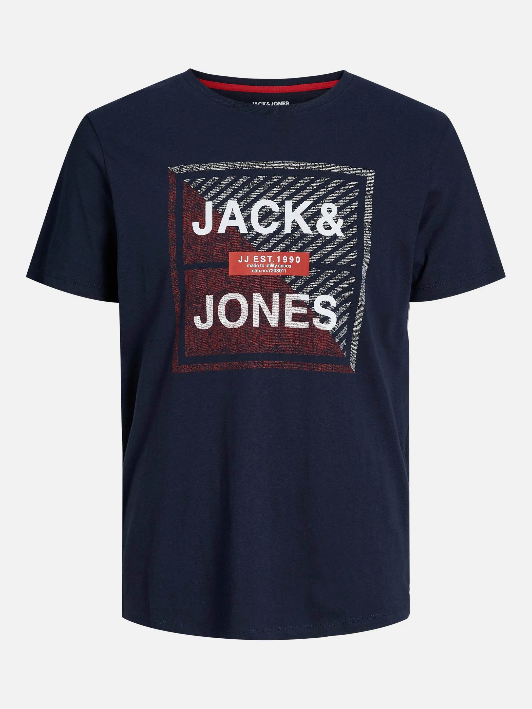 Jack Jones 12235130 JJKAIN TEE SS CREW NE Blau 880385 175876 1