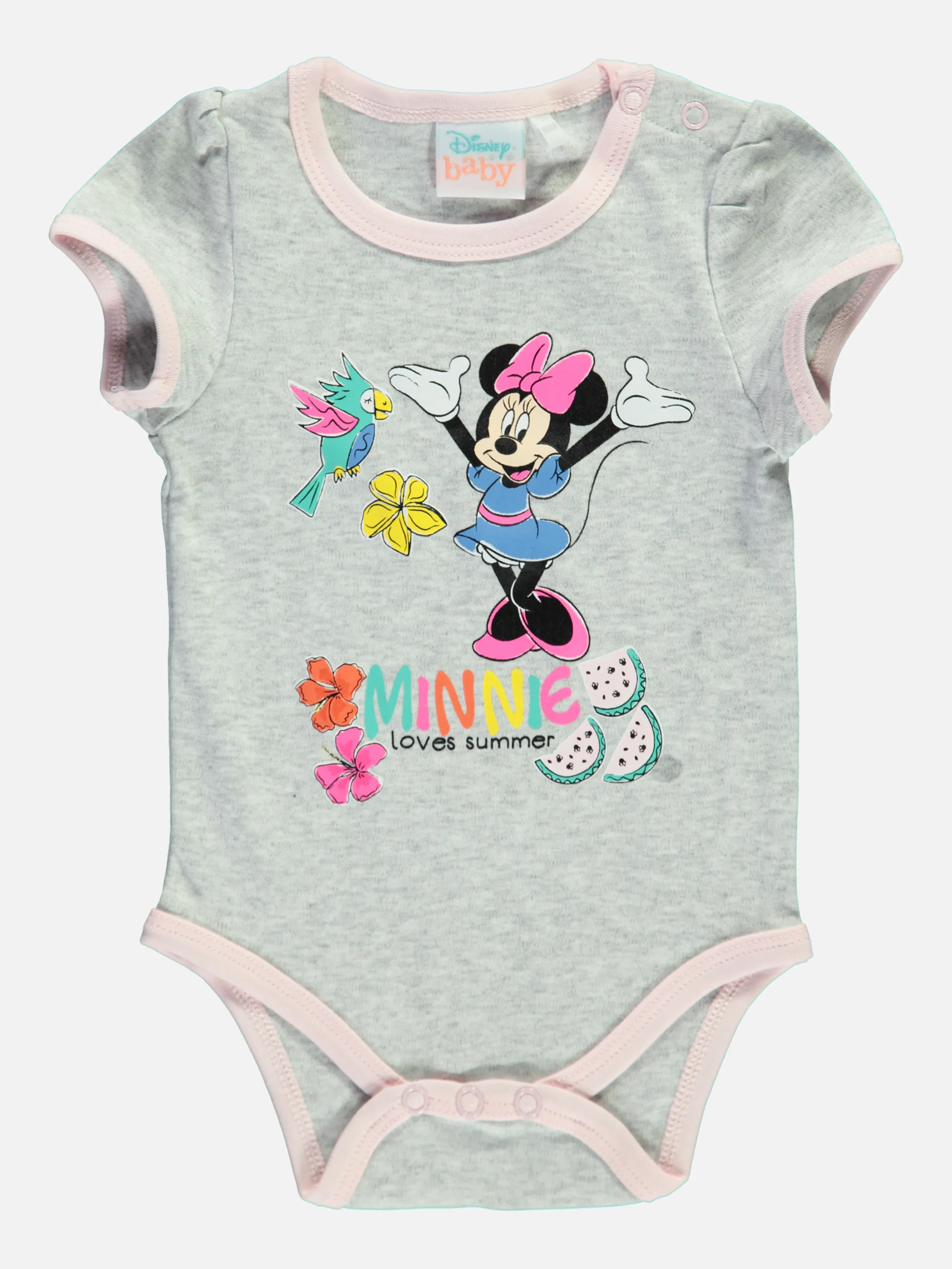 Minnie Mouse BG Body 1/4 Arm Minnie Mouse Grau 831838 HELLGRAU 1