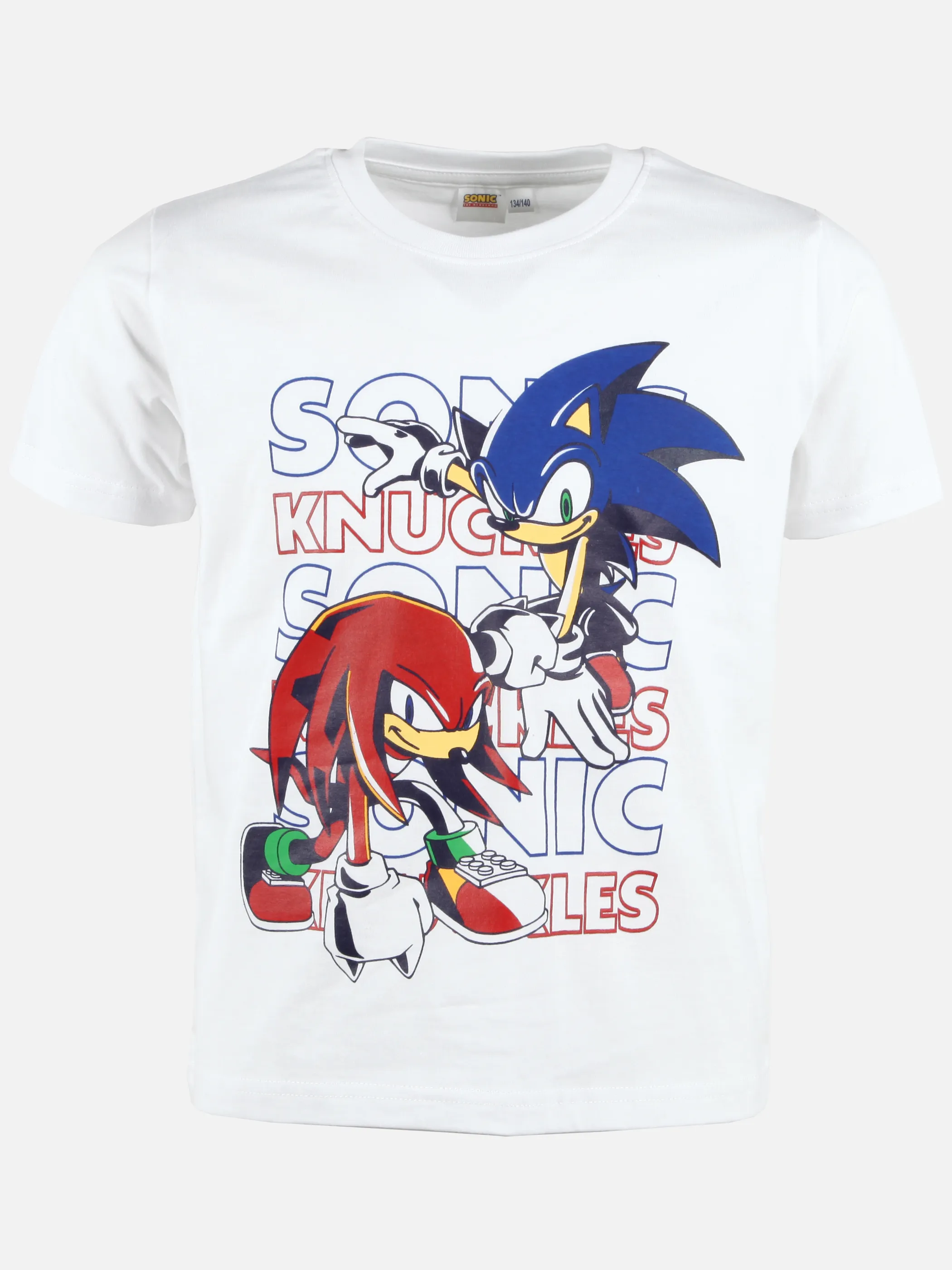 Sonic KJ T-Shirt mit großem Sonic Frontdruck in weiß Weiß 892446 WEIß 1
