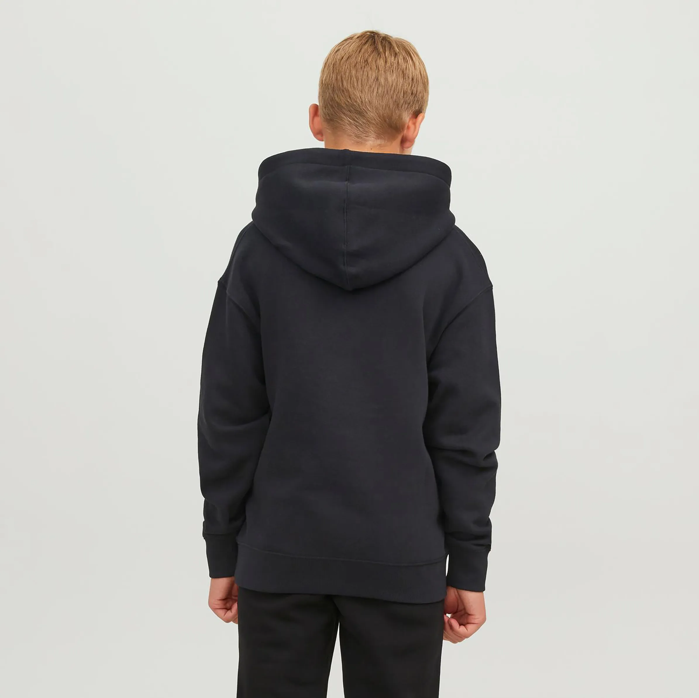 Jack&Jones Junior 12237468 JJESTAR JJ SWEAT HOOD Schwarz 879587 178012001 2