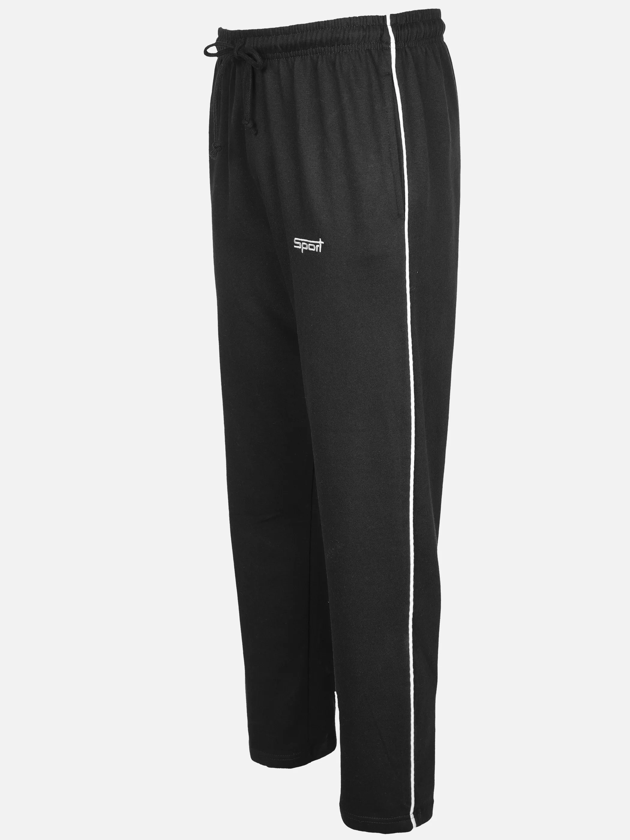 Grinario Sports He-Jogginghose offen Schwarz 911580 BLACK 3