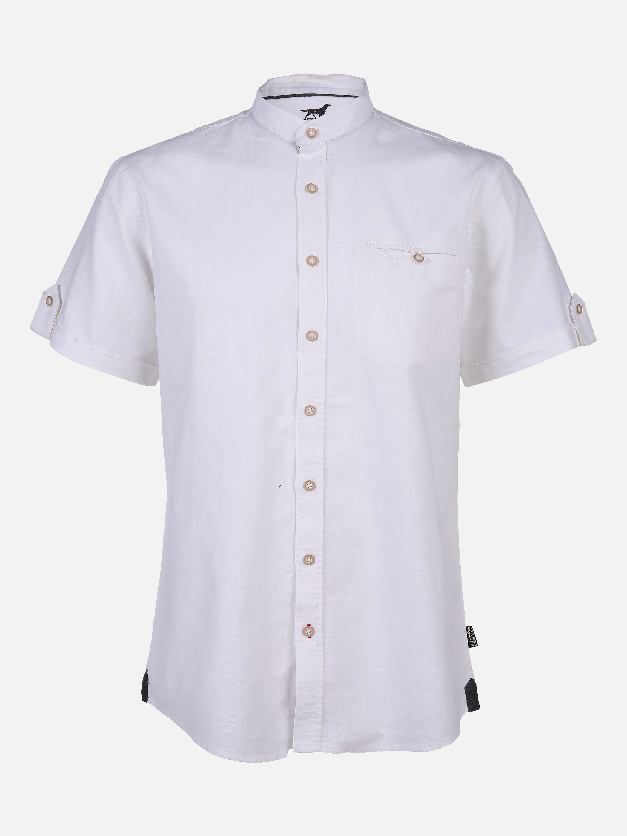 Jim Spencer He. Leinenhemd 1/2 Arm Steh Weiß 833847 WHITE 1 Jim Spencer He. Leinenhemd 1/2 Arm Steh Weiß 833847 WHITE 1