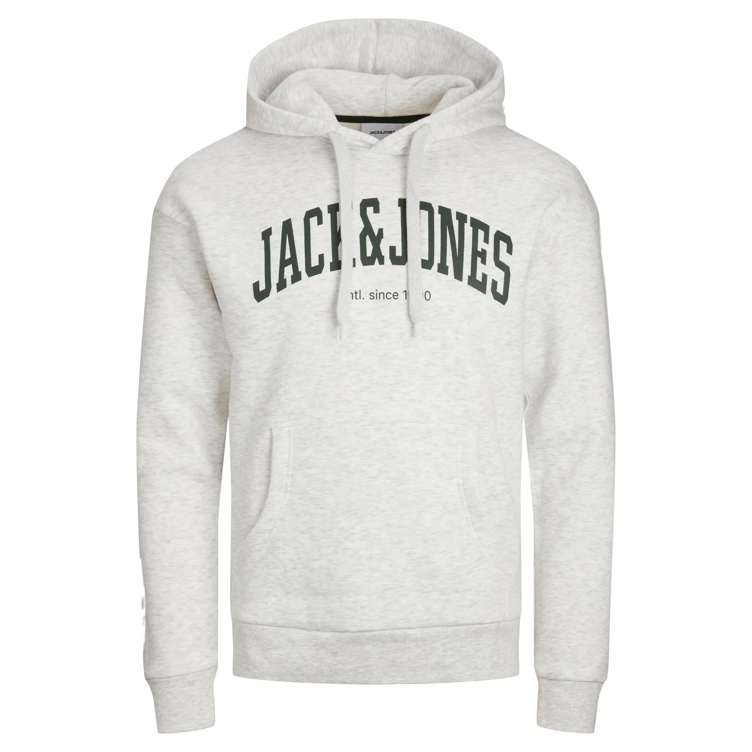 Jack Jones 12236513 JJEJOSH SWEAT HOOD NO Weiß 878868 200349 1