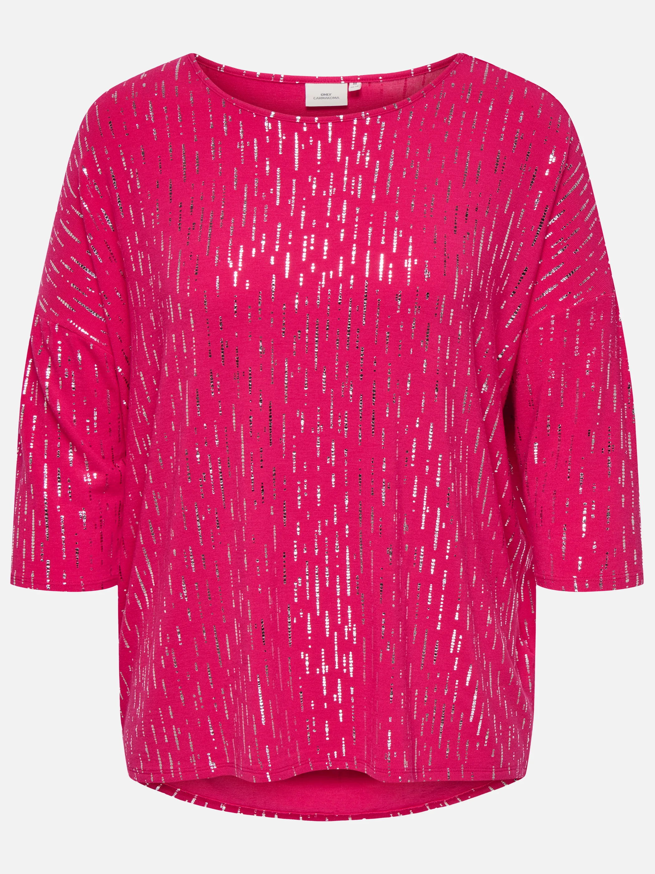 Only Carmakoma 15311133 CARFOILA 3/4 O-NECK T Pink 888300 285315006 1 Only Carmakoma 15311133 CARFOILA 3/4 O-NECK T Pink 888300 285315006 1