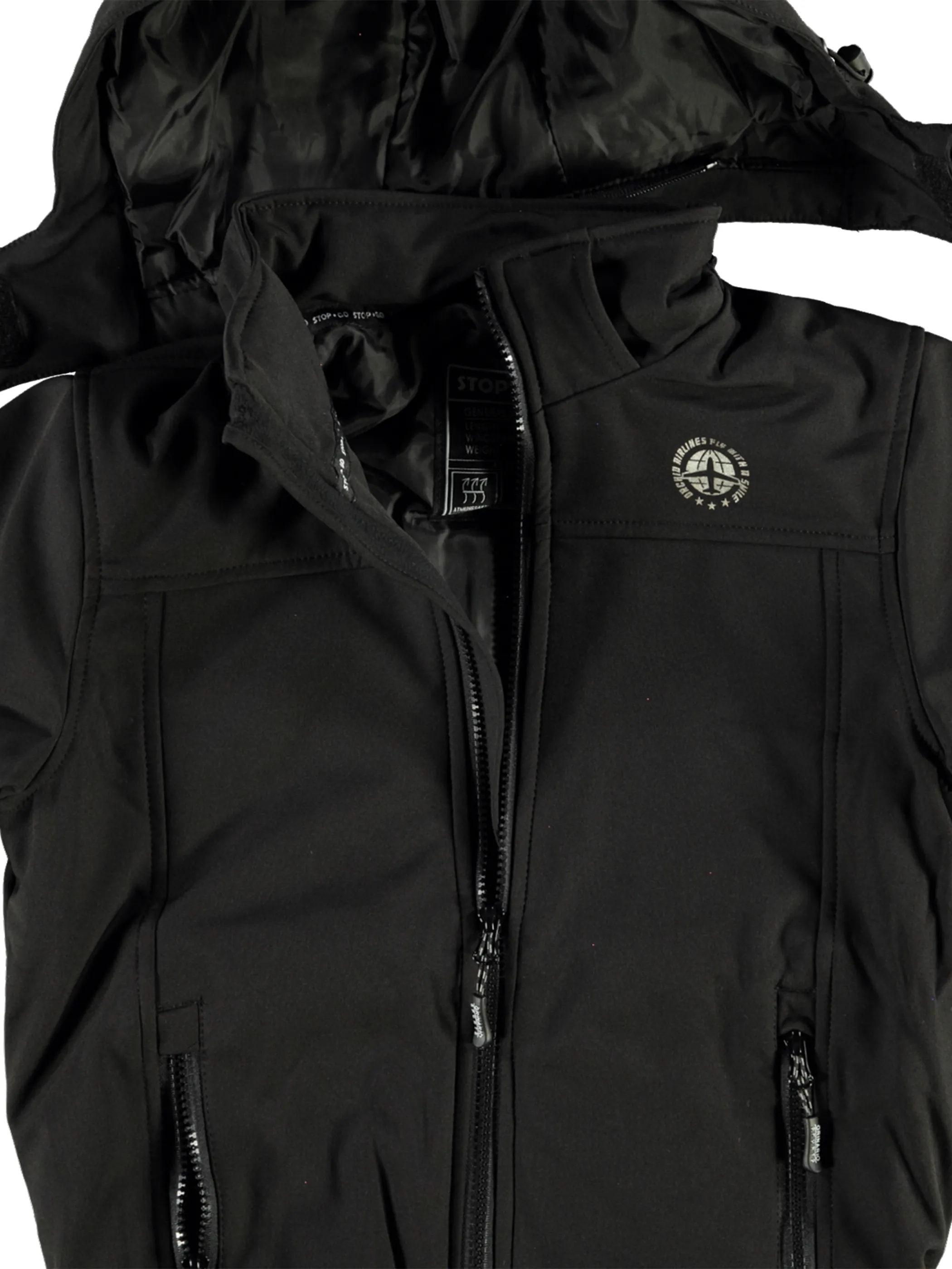 Stop + Go Kn-Softshelljacke Schwarz 841324 BLACK 3 Stop + Go Kn-Softshelljacke Schwarz 841324 BLACK 3
