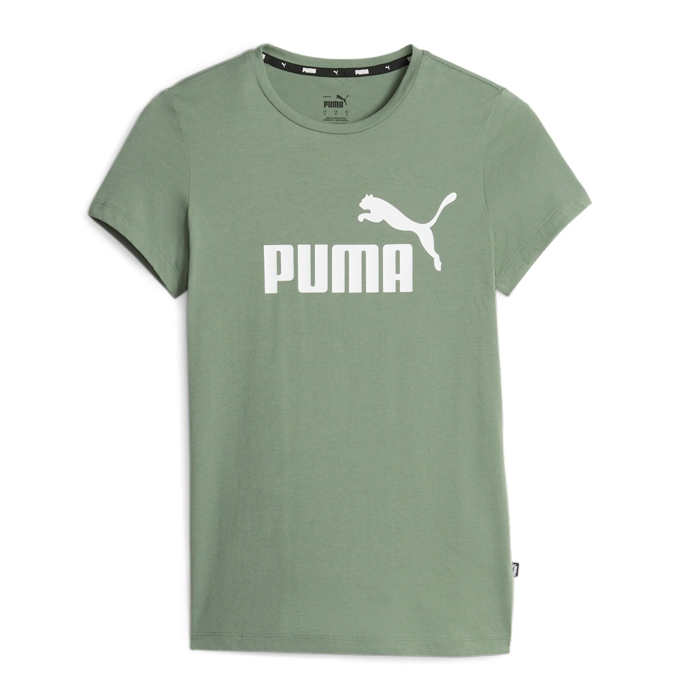 Puma 586775 Da-T-Shirt mit Logo Grün 856617 48 1