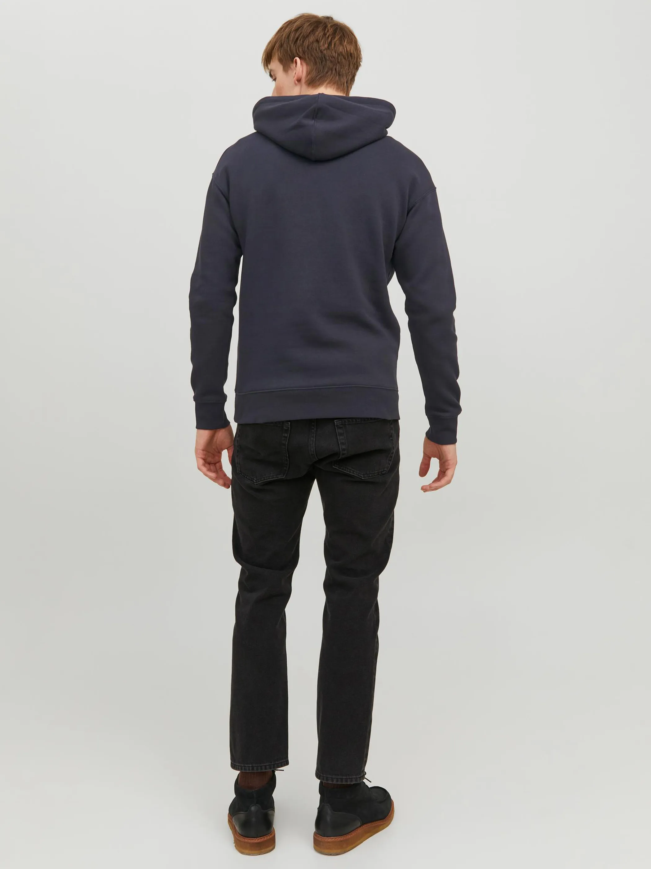 Jack Jones 12233972 JJESTAR JJ SWEAT HOOD Blau 878876 175697 2