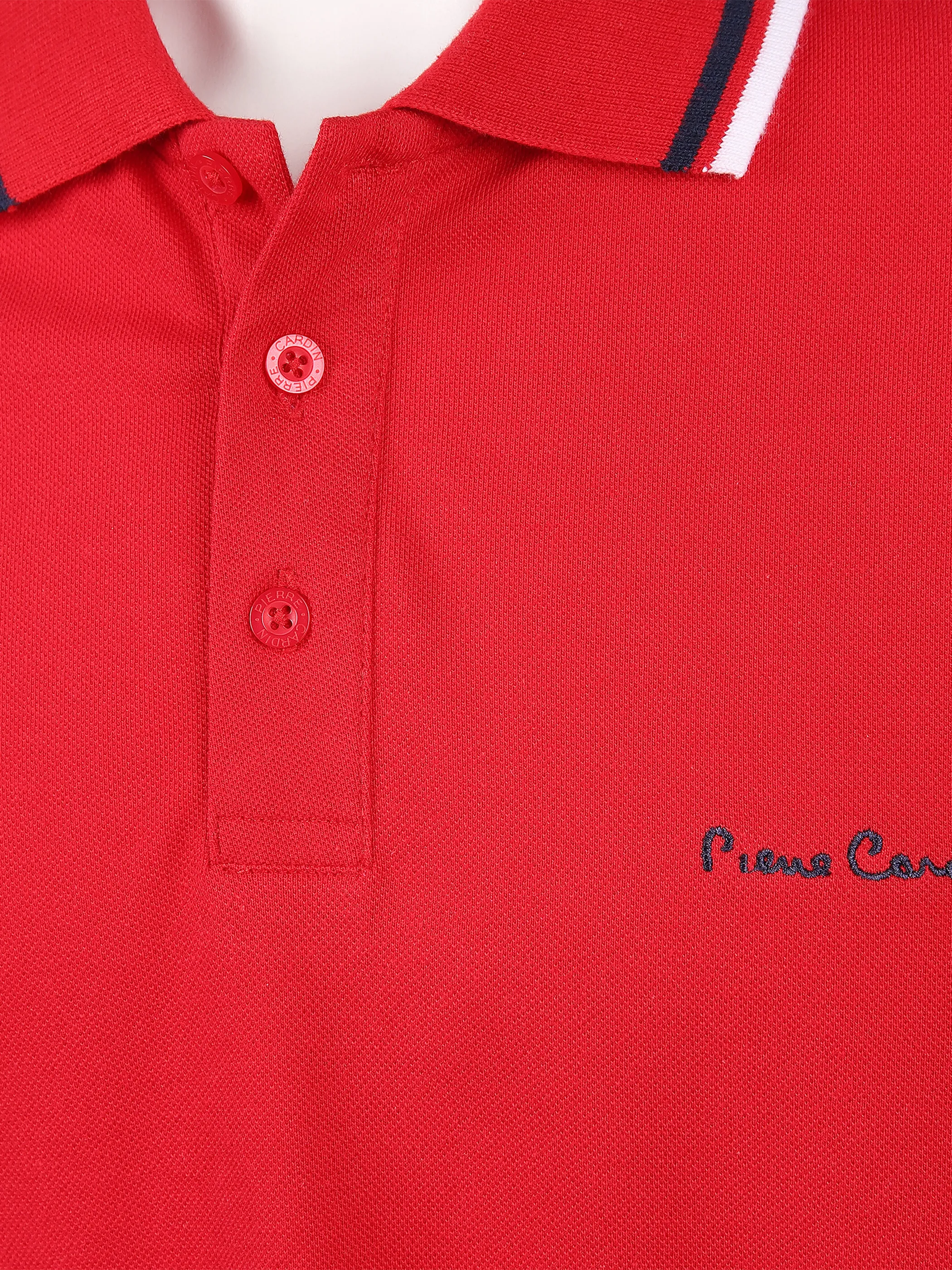 Pierre Cardin He. Poloshirt 1/2 Arm Pierre C Rot 810846 RED 3