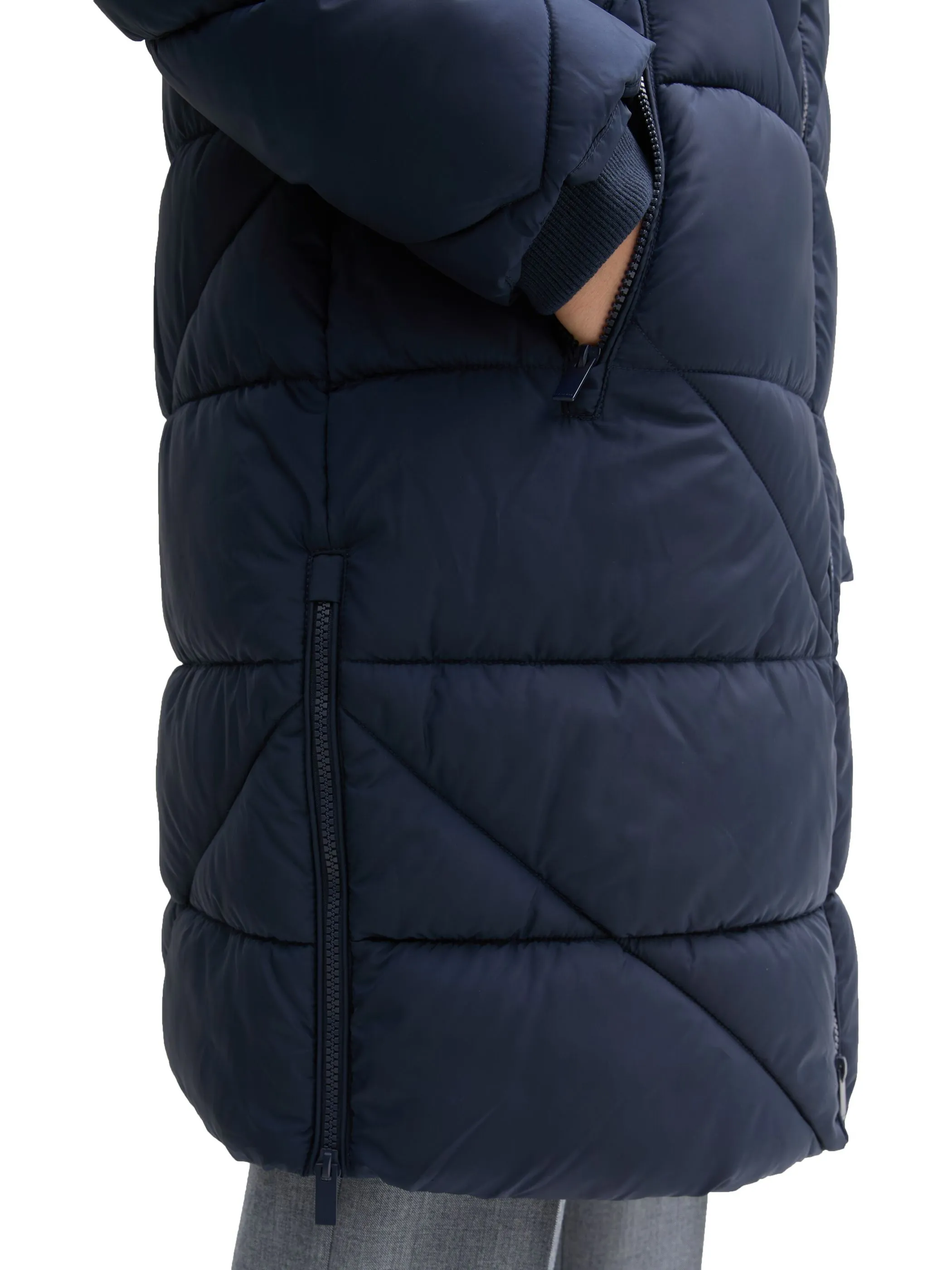 Tom Tailor 1042916 long puffer coat Blau 898628 10668 3 Tom Tailor 1042916 long puffer coat Blau 898628 10668 3
