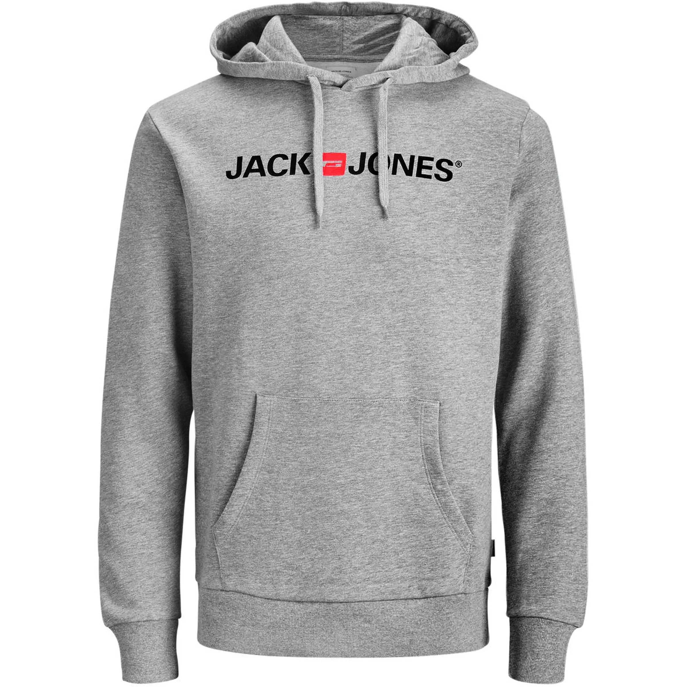 Jack Jones 12137054 JJECORP LOGO SWEAT HO Grau 805006 179085002 1