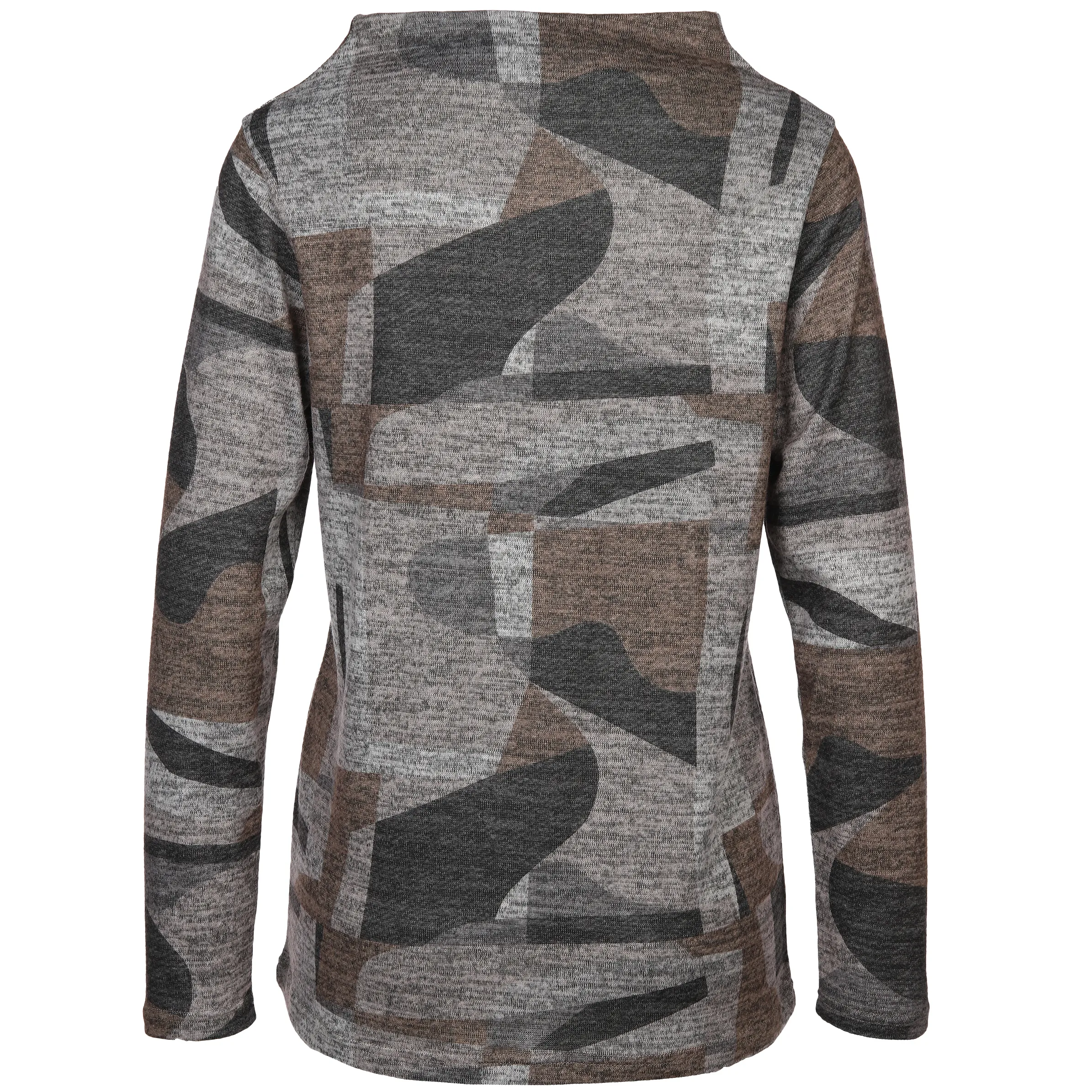 Sure Da-Flauschshirt m. Kelchkragen Beige 886633 BEIGE GEM. 2 Sure Da-Flauschshirt m. Kelchkragen Beige 886633 BEIGE GEM. 2