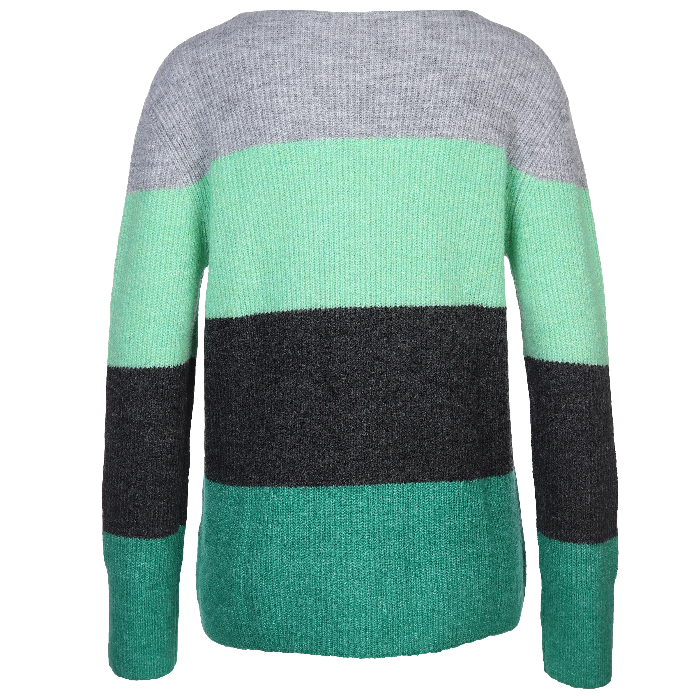 Damen Pullover | GRÜN/GRAU color | Style blocking im 880926-gruengrau noSize 
