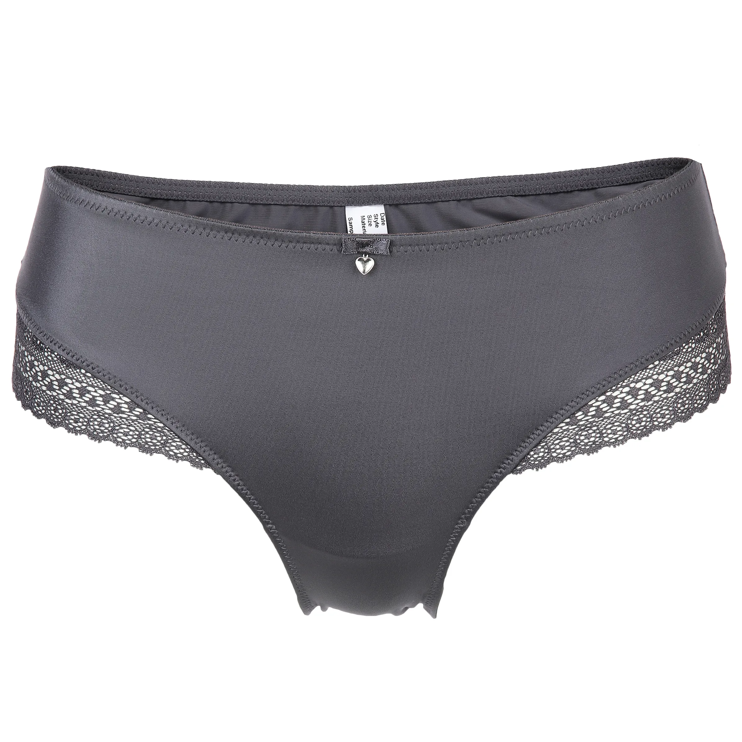 Sure Da. Panty graphische Spitze Grau 880526 SLATE 1