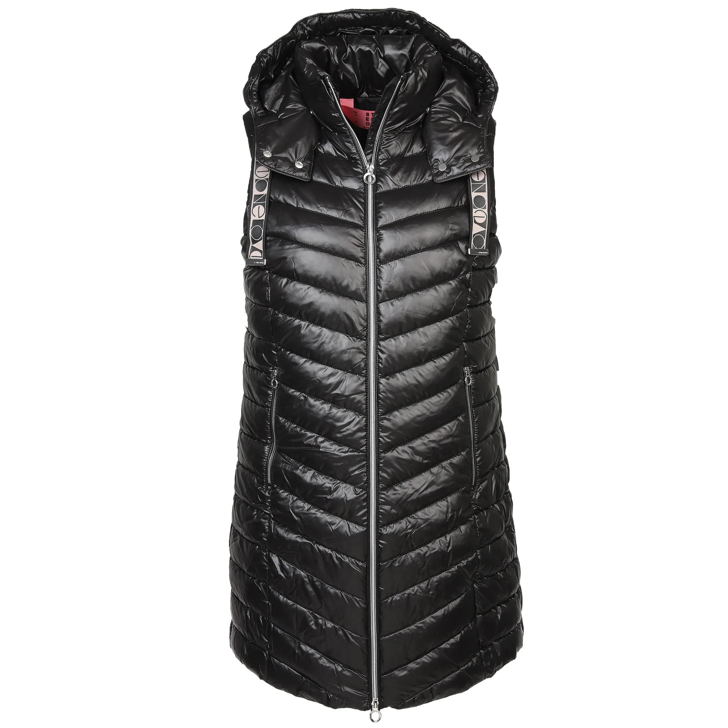 Street One A220196 long padded vest w. re Schwarz 884743 10001 1