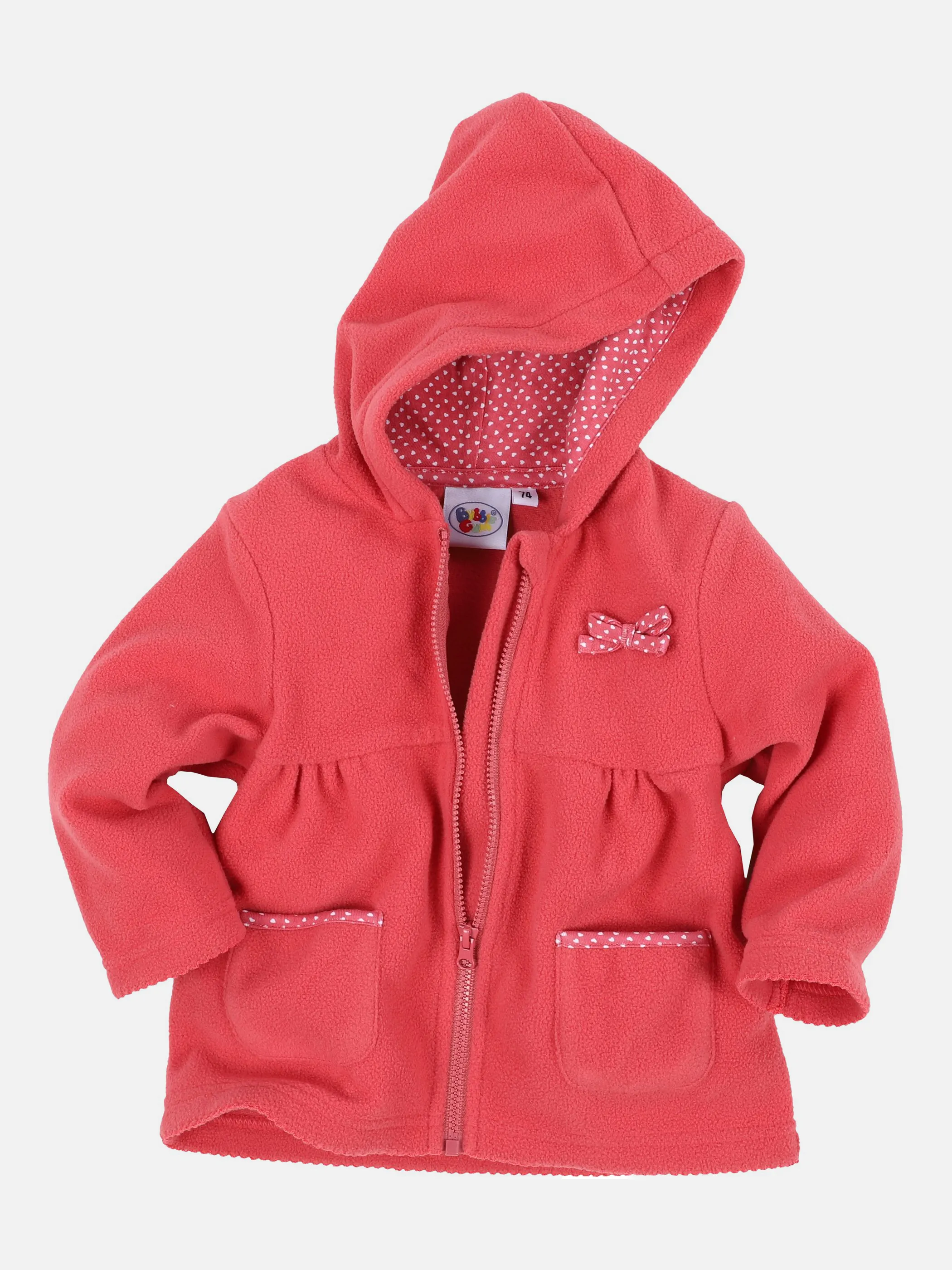 Bubble Gum BG Fleecejacke in mauve mit Pink 869732 MAUVE 1 Bubble Gum BG Fleecejacke in mauve mit Pink 869732 MAUVE 1