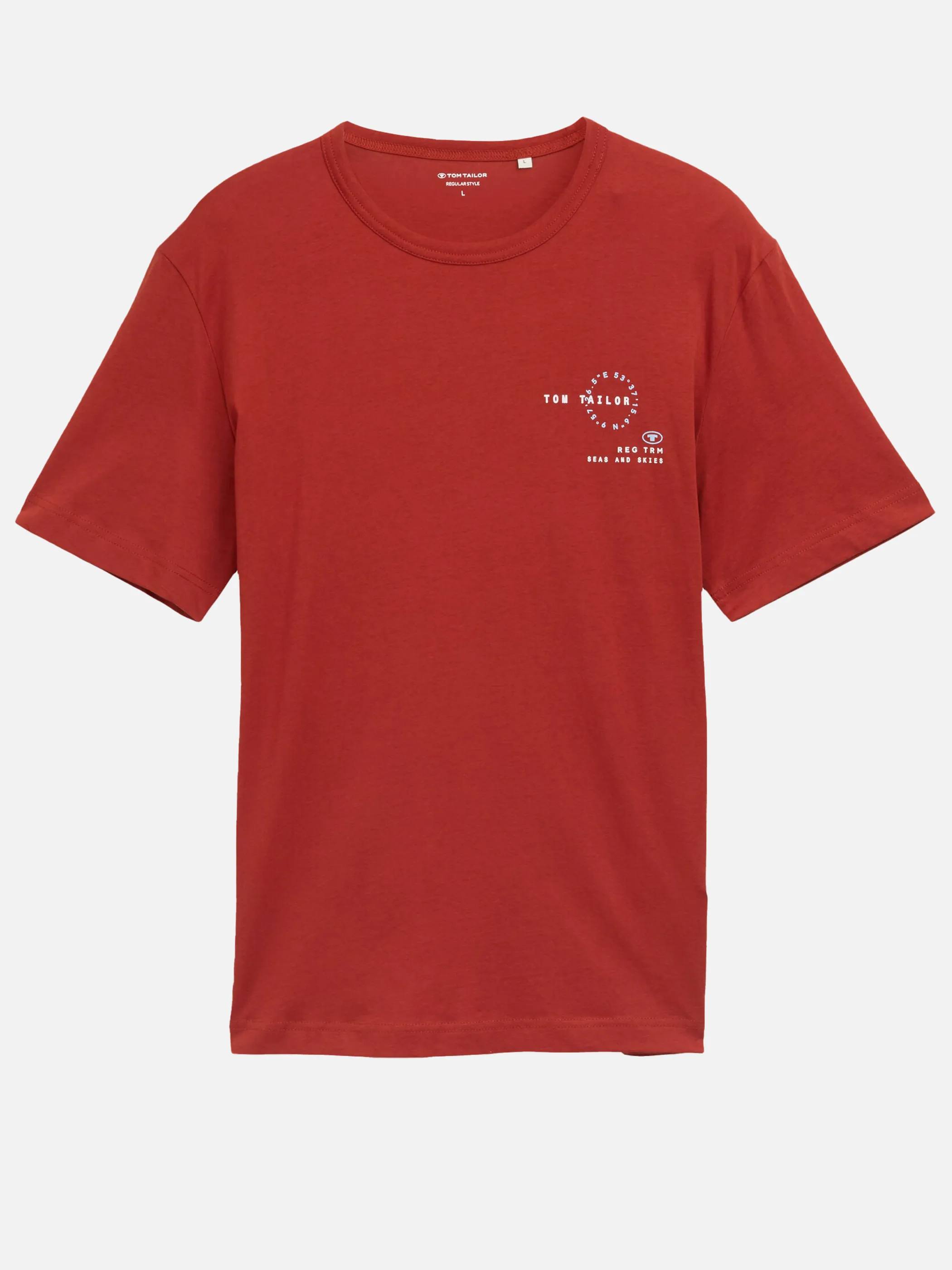 Tom Tailor 1046794 t-shirt with print Rot 910585 14302 1