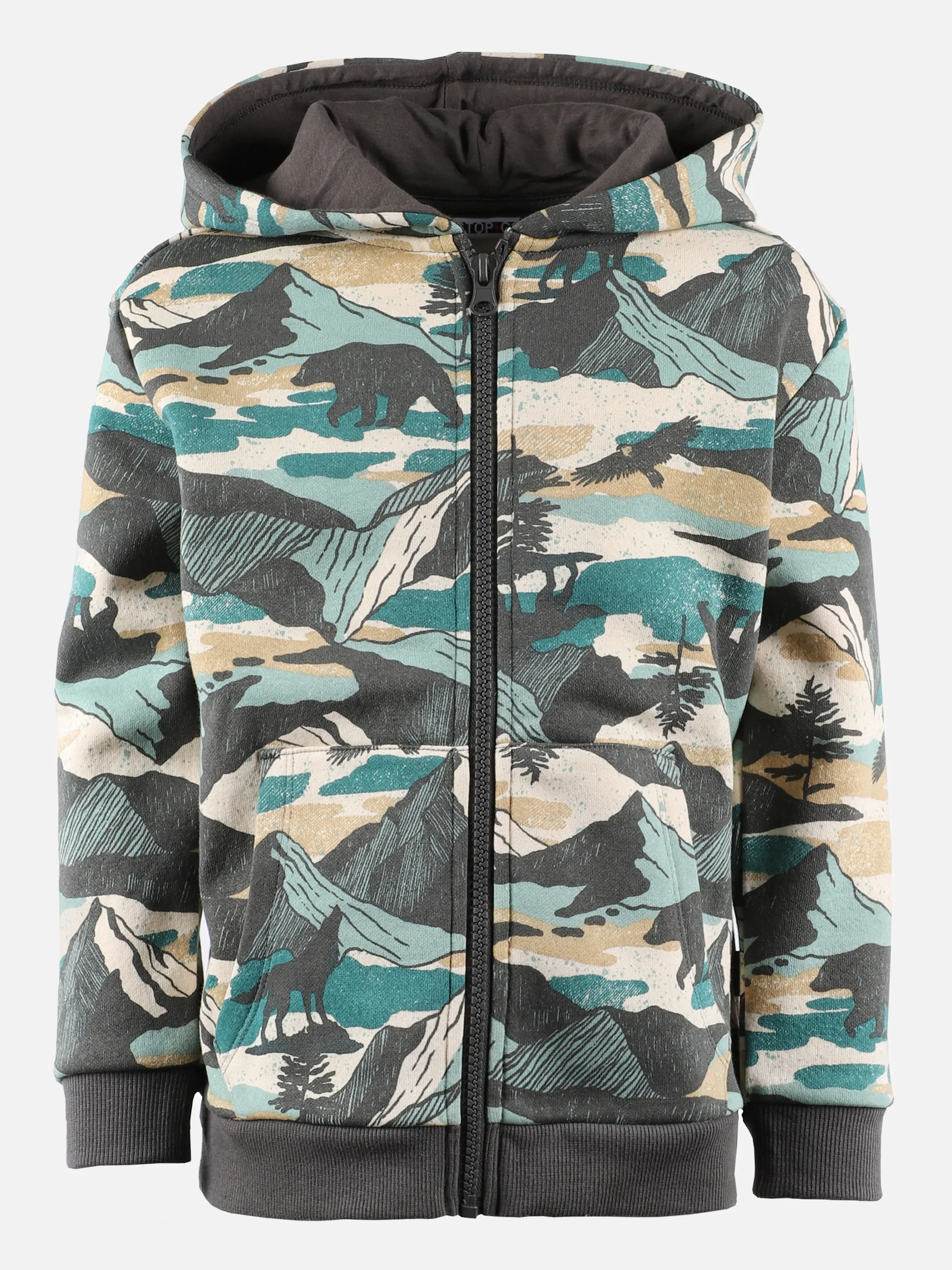 Stop + Go MB Hoodie in oliv Camouflage Grün 868308 OLIV 1