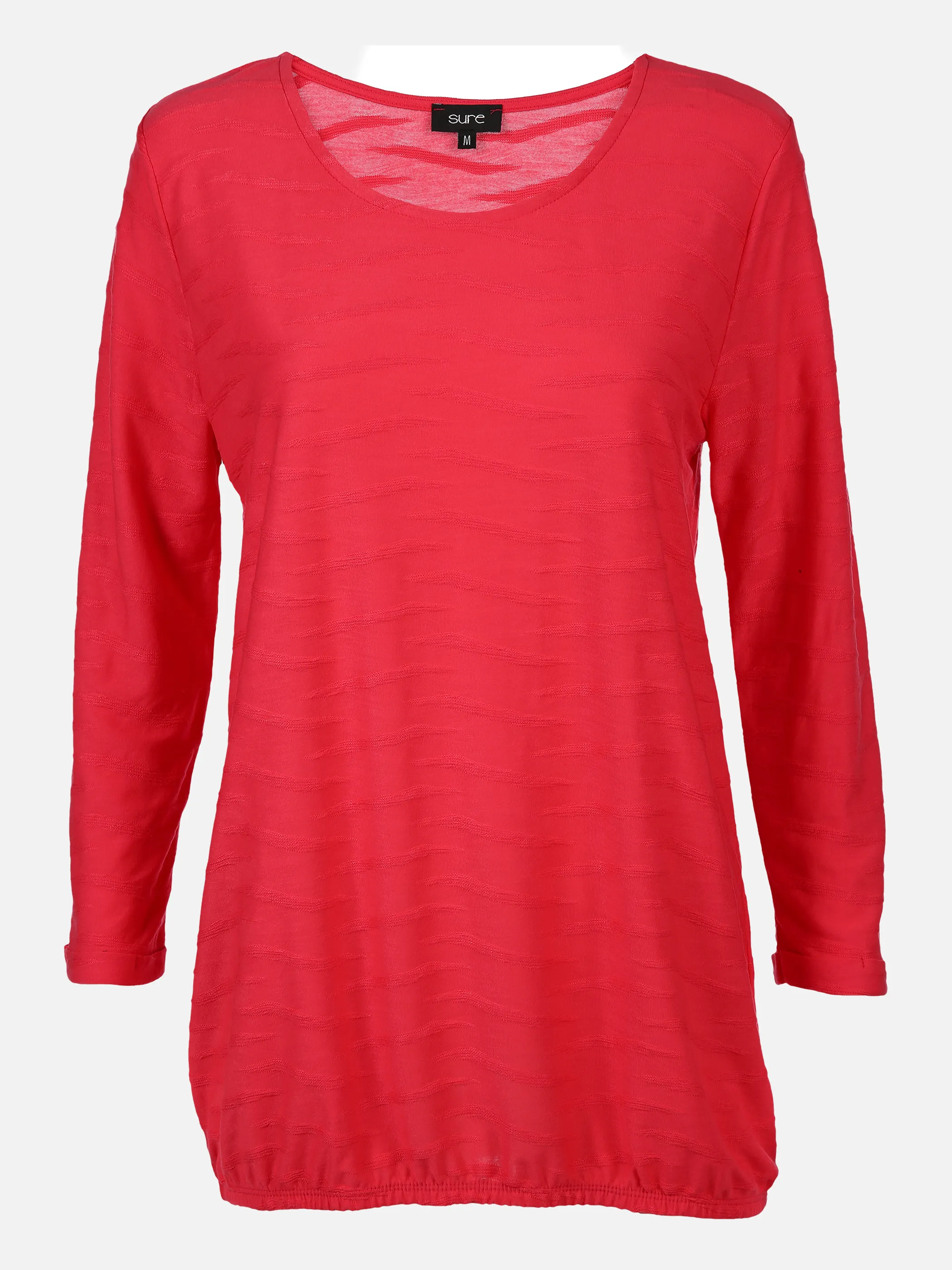 Sure Da-Jacquard-Shirt 3/4 Arm Rot 837066 HIMBEERE 1 Sure Da-Jacquard-Shirt 3/4 Arm Rot 837066 HIMBEERE 1