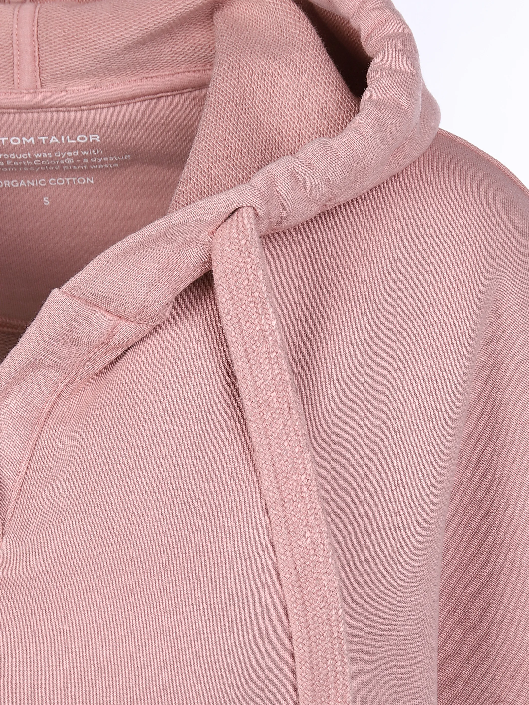 Tom Tailor 1032214 natural dye hooded swe Rosa 865230 29515 3