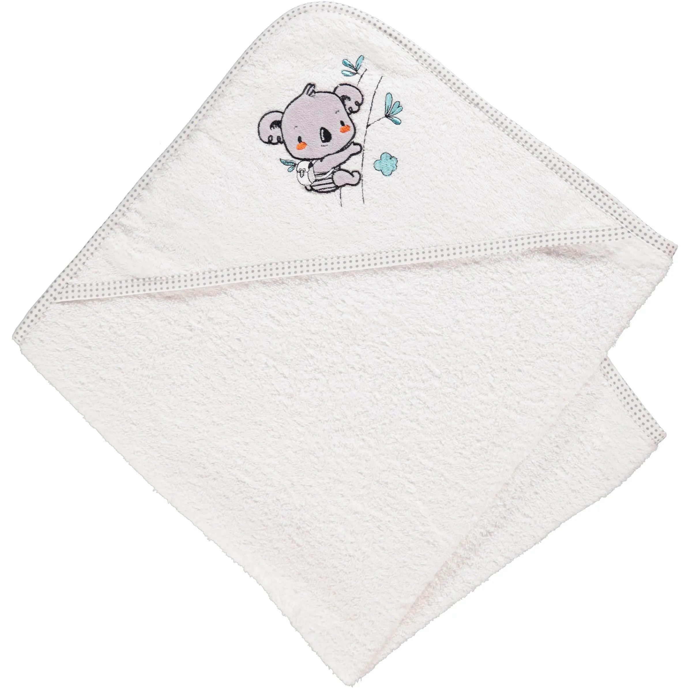Bubble Gum Baby towel with hood Braun 799811 KOALA BÄR 2