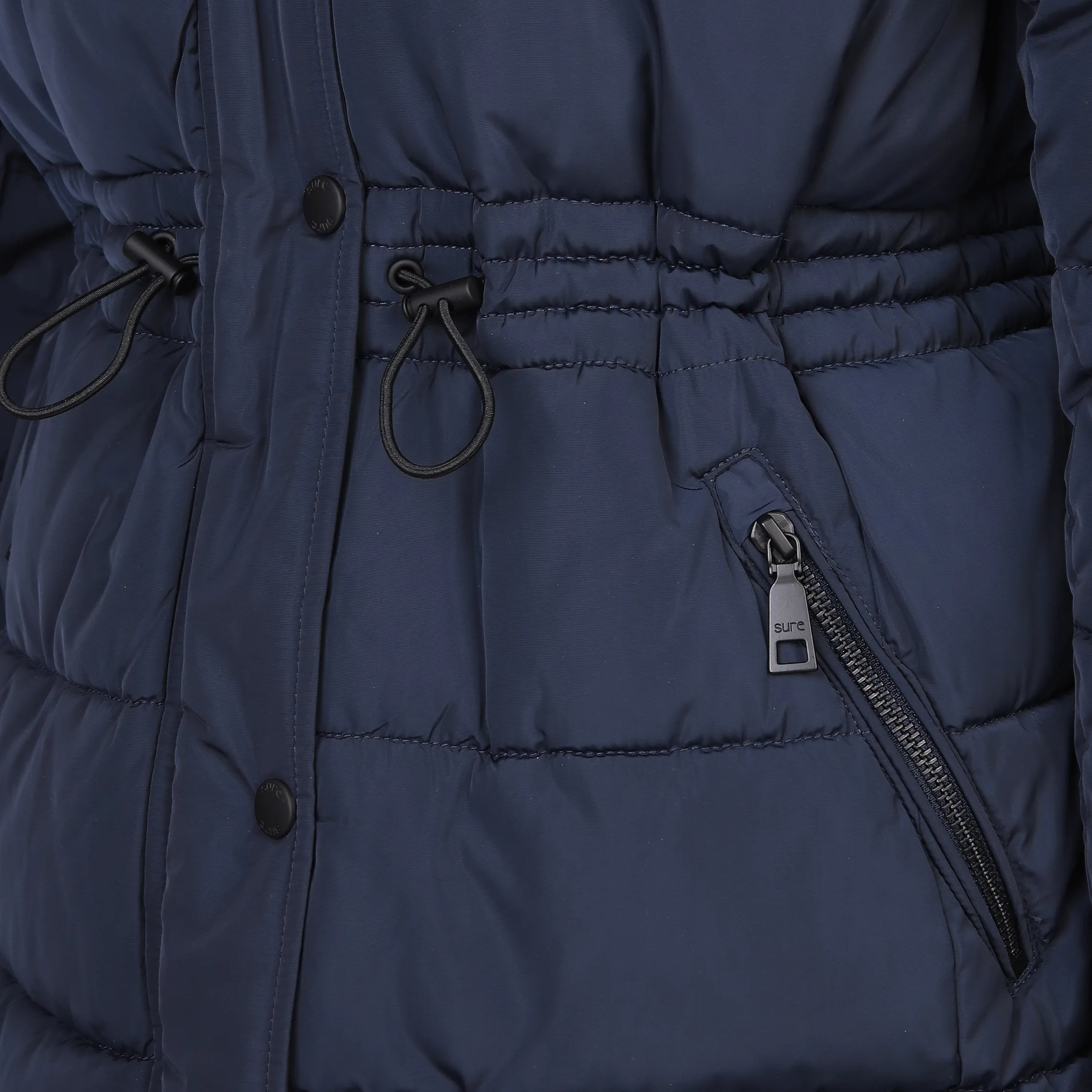 Sure Da-Steppjacke m. Kapuze Marine 880409 NAVY 4