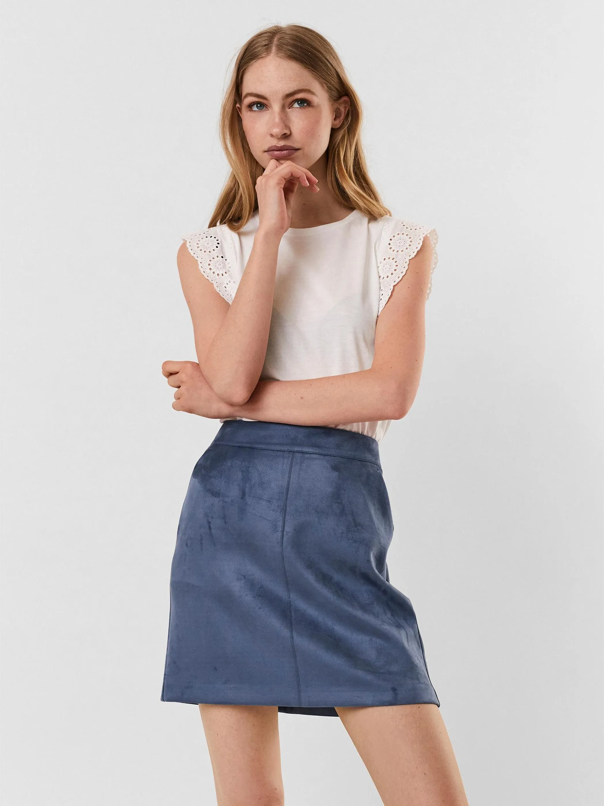 Vero Moda 10259908 VMHOLLYN SS TOP GA NO Weiß 859968 175598 5 Vero Moda 10259908 VMHOLLYN SS TOP GA NO Weiß 859968 175598 5