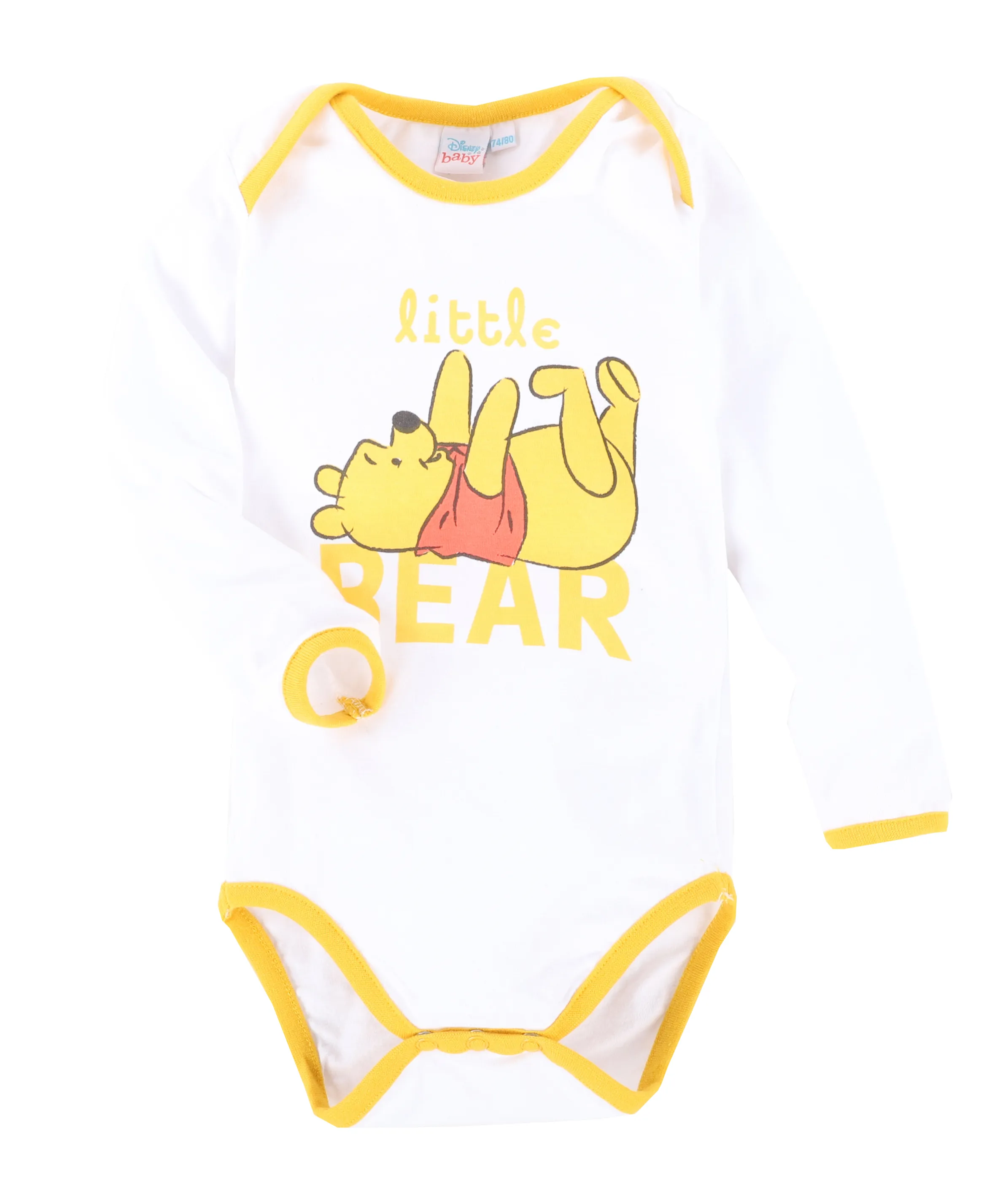 Winnie Pooh BU Body langarm mit Winnie Pooh Druck in gelb Gelb 891528 GELB 1