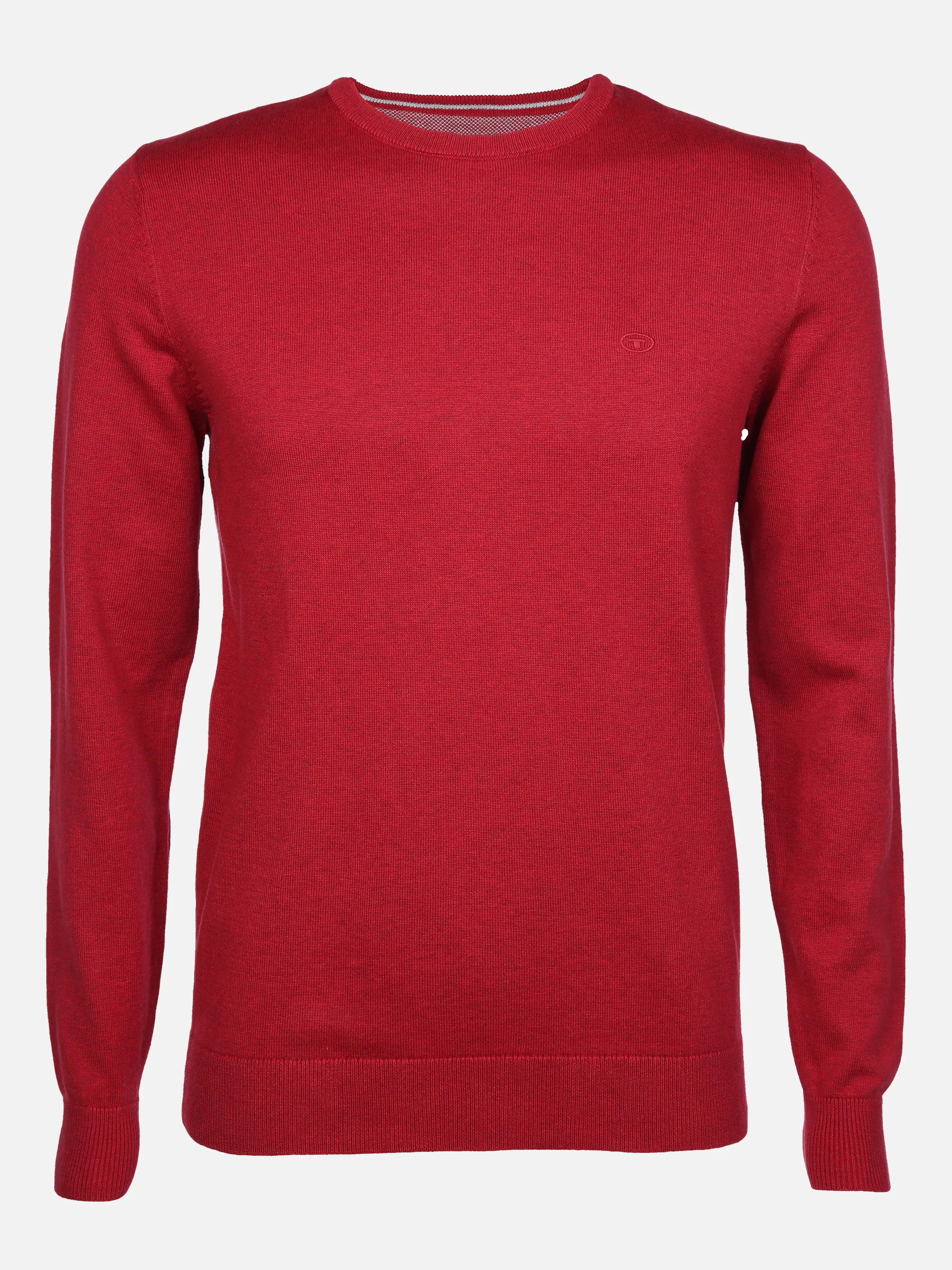 Tom Tailor 1027661 basic crew neck sweate Rot 857004 24249 1