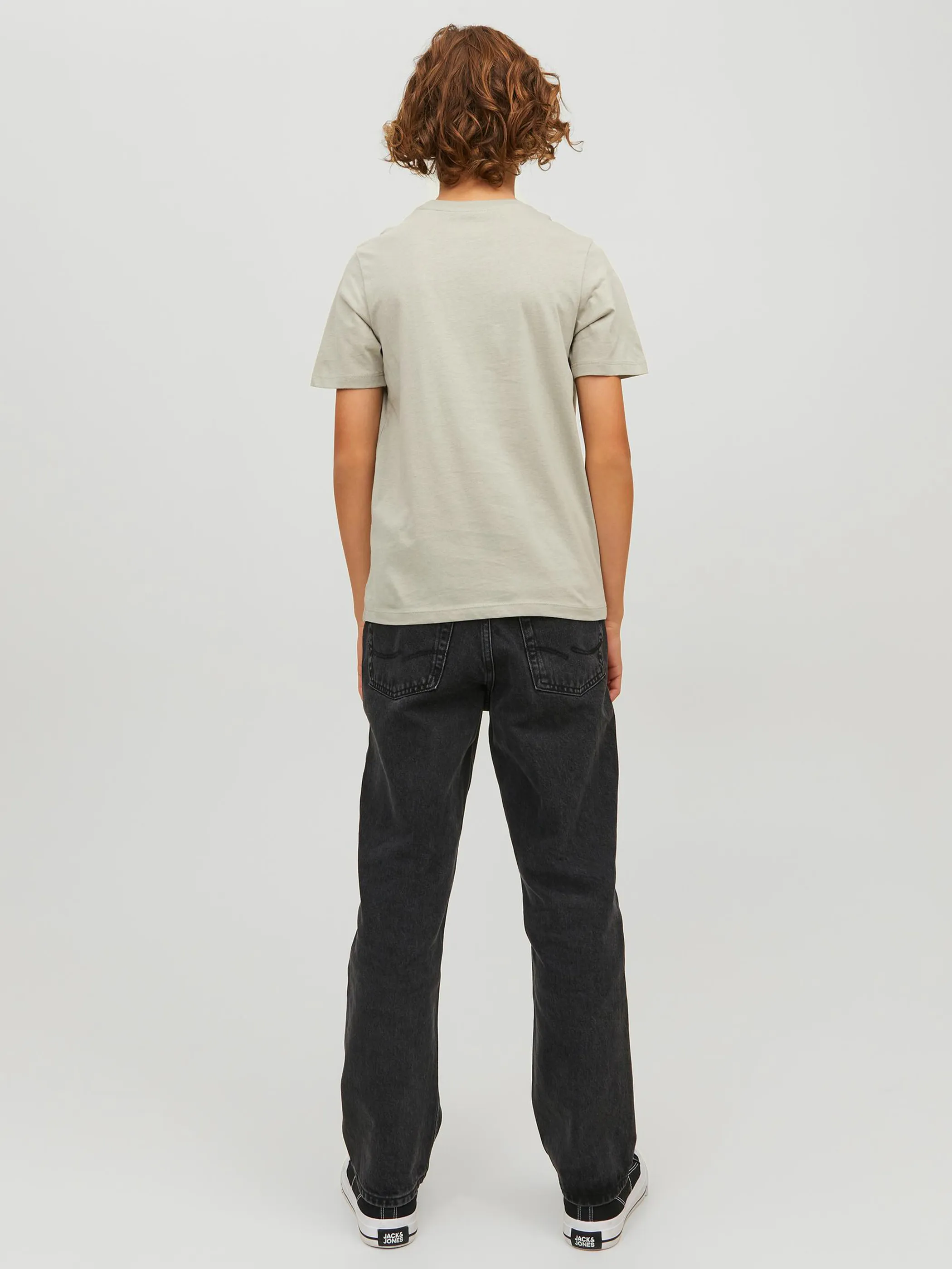 Jack&Jones Junior 12212308 JJEJEANS TEE SS O-NEC Grau 872352 176625 2