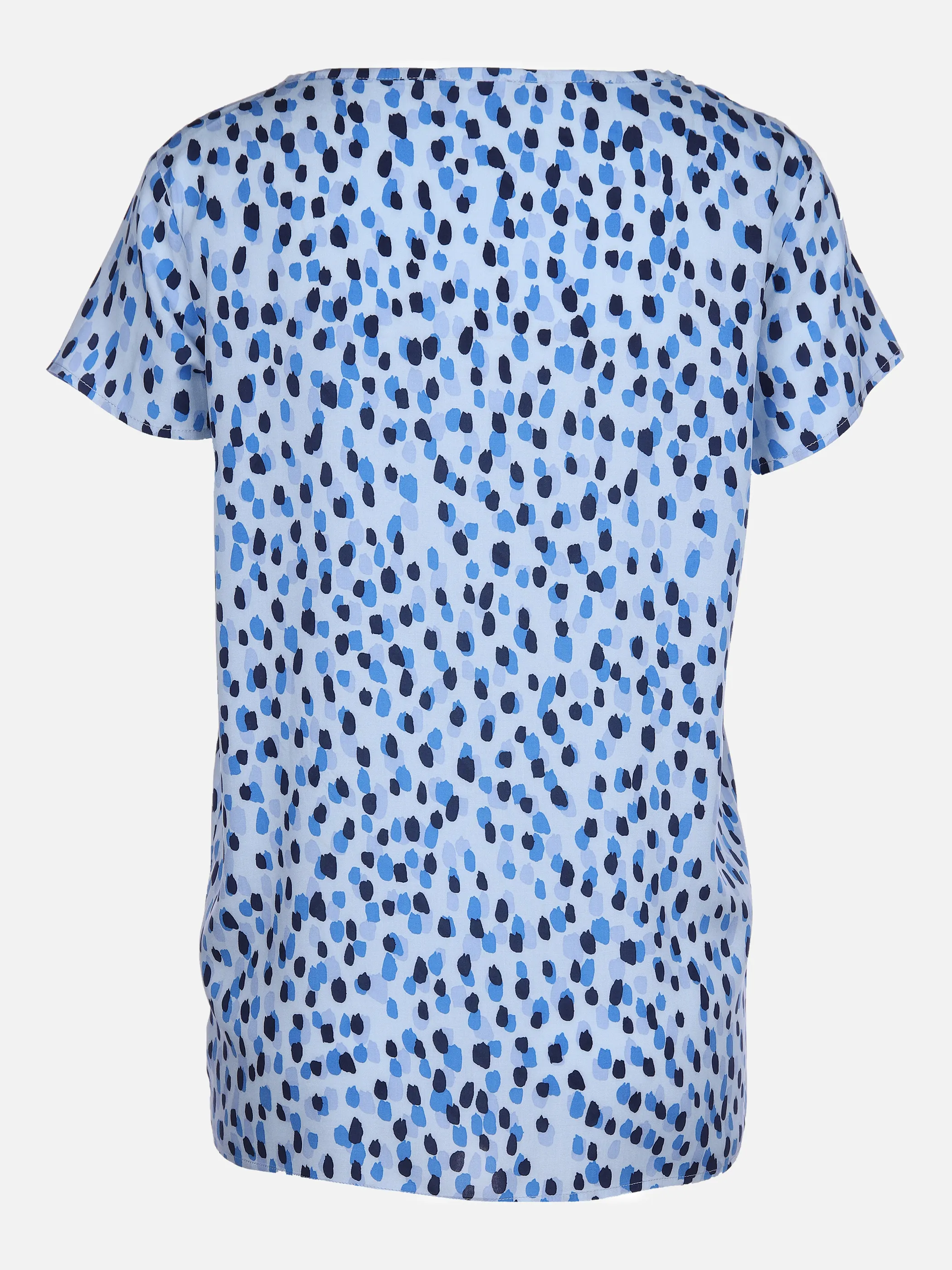 Sure Da-Kurzarm-Bluse m. Print Blau 862266 MULTI 4 2